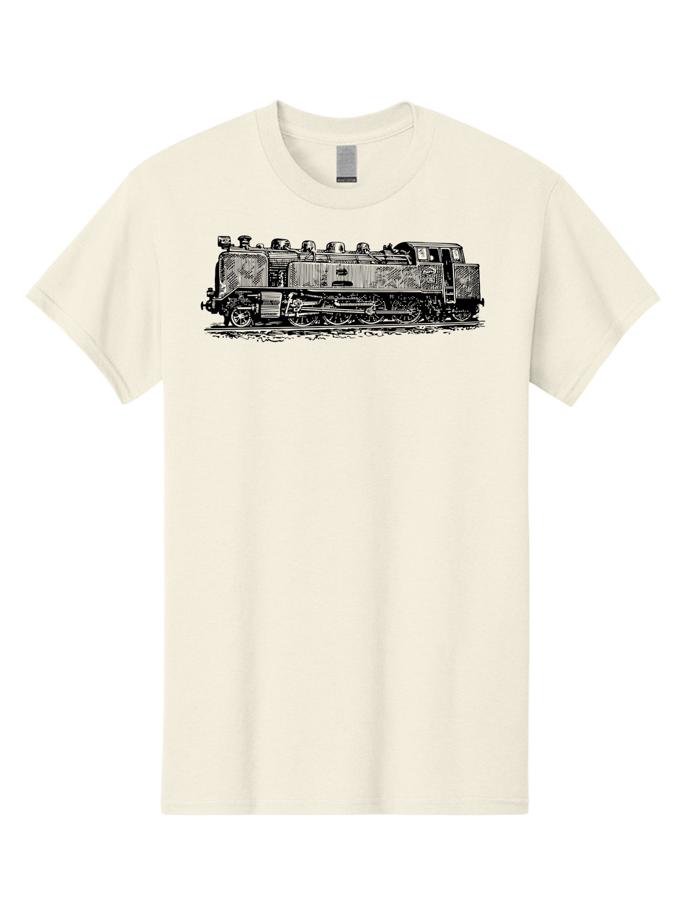 Steam-Train-1 Men'S Graphic Tee, 100% Cotton, Comfortable Casual Summer Wear, Machine Washable, Vintage Locomotive, Classic Train, Railway Nostalgia, Retro Transportation, Old-Fashioned Engine, Railway Heritage Aad811 27