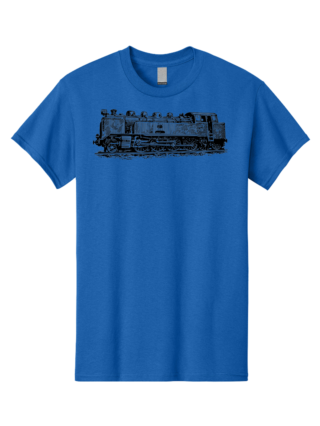 Steam-Train-1 Men'S Graphic Tee, 100% Cotton, Comfortable Casual Summer Wear, Machine Washable, Vintage Locomotive, Classic Train, Railway Nostalgia, Retro Transportation, Old-Fashioned Engine, Railway Heritage Aad811 29