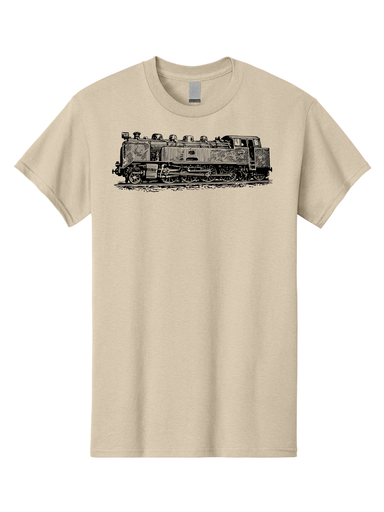Steam-Train-1 Men'S Graphic Tee, 100% Cotton, Comfortable Casual Summer Wear, Machine Washable, Vintage Locomotive, Classic Train, Railway Nostalgia, Retro Transportation, Old-Fashioned Engine, Railway Heritage Aad811 13