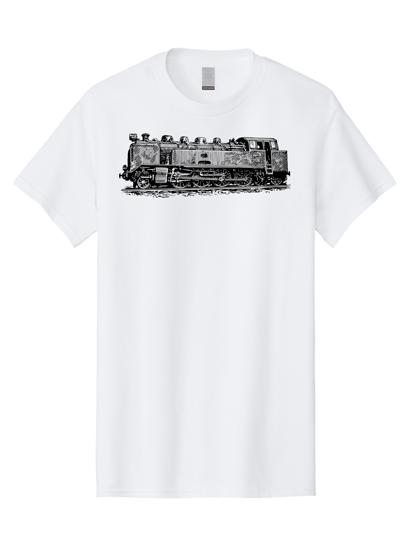 Steam-Train-1 Men'S Graphic Tee, 100% Cotton, Comfortable Casual Summer Wear, Machine Washable, Vintage Locomotive, Classic Train, Railway Nostalgia, Retro Transportation, Old-Fashioned Engine, Railway Heritage Aad811 5