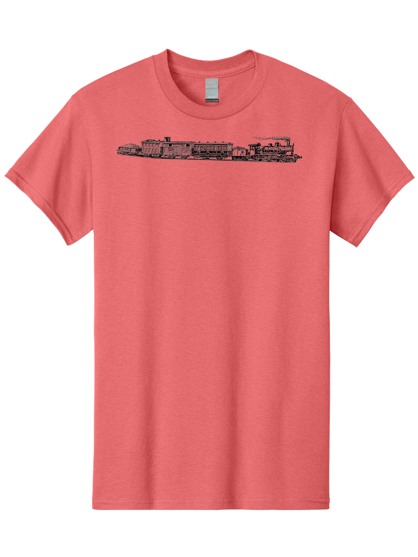 Train Men'S Graphic Tee, 100% Cotton, Comfortable Casual Summer Wear, Machine Washable, Railroad, Train, Steam Locomotive, Vintage Transportation, Classic Design, Nostalgic Travel, Iron Horse, Rail Travel Aad814 9