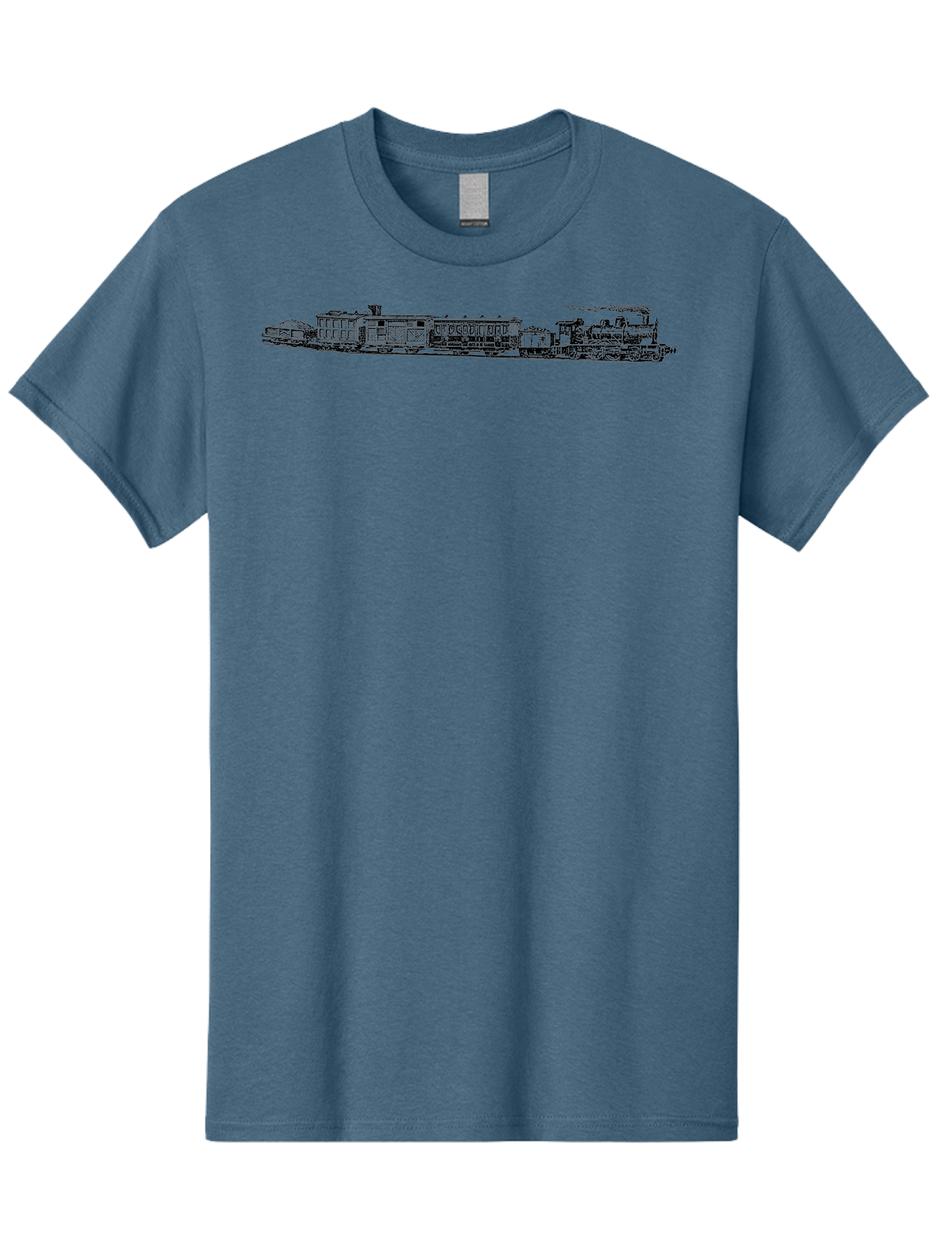 Train Men'S Graphic Tee, 100% Cotton, Comfortable Casual Summer Wear, Machine Washable, Railroad, Train, Steam Locomotive, Vintage Transportation, Classic Design, Nostalgic Travel, Iron Horse, Rail Travel Aad814 11