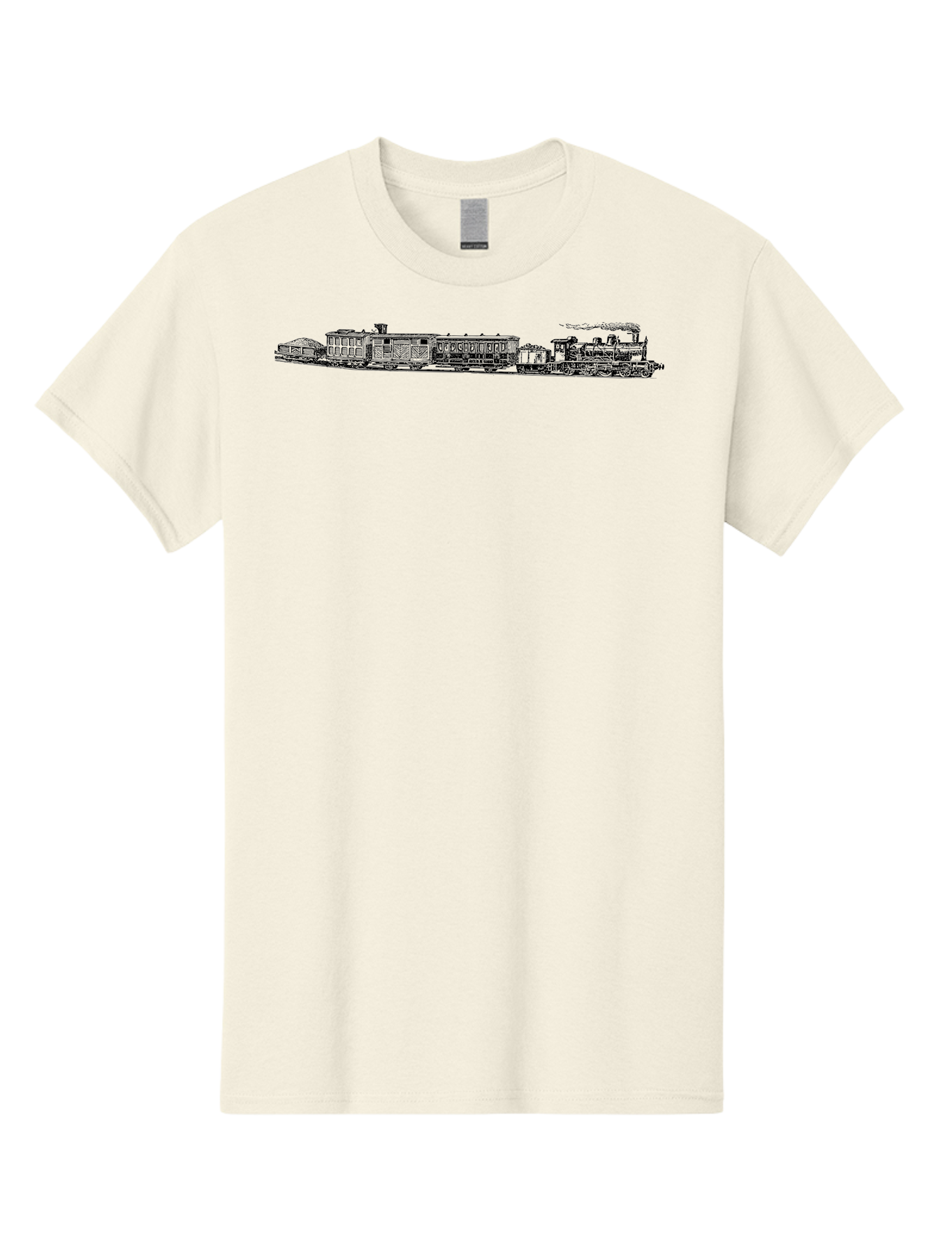 Train Men'S Graphic Tee, 100% Cotton, Comfortable Casual Summer Wear, Machine Washable, Railroad, Train, Steam Locomotive, Vintage Transportation, Classic Design, Nostalgic Travel, Iron Horse, Rail Travel Aad814 17