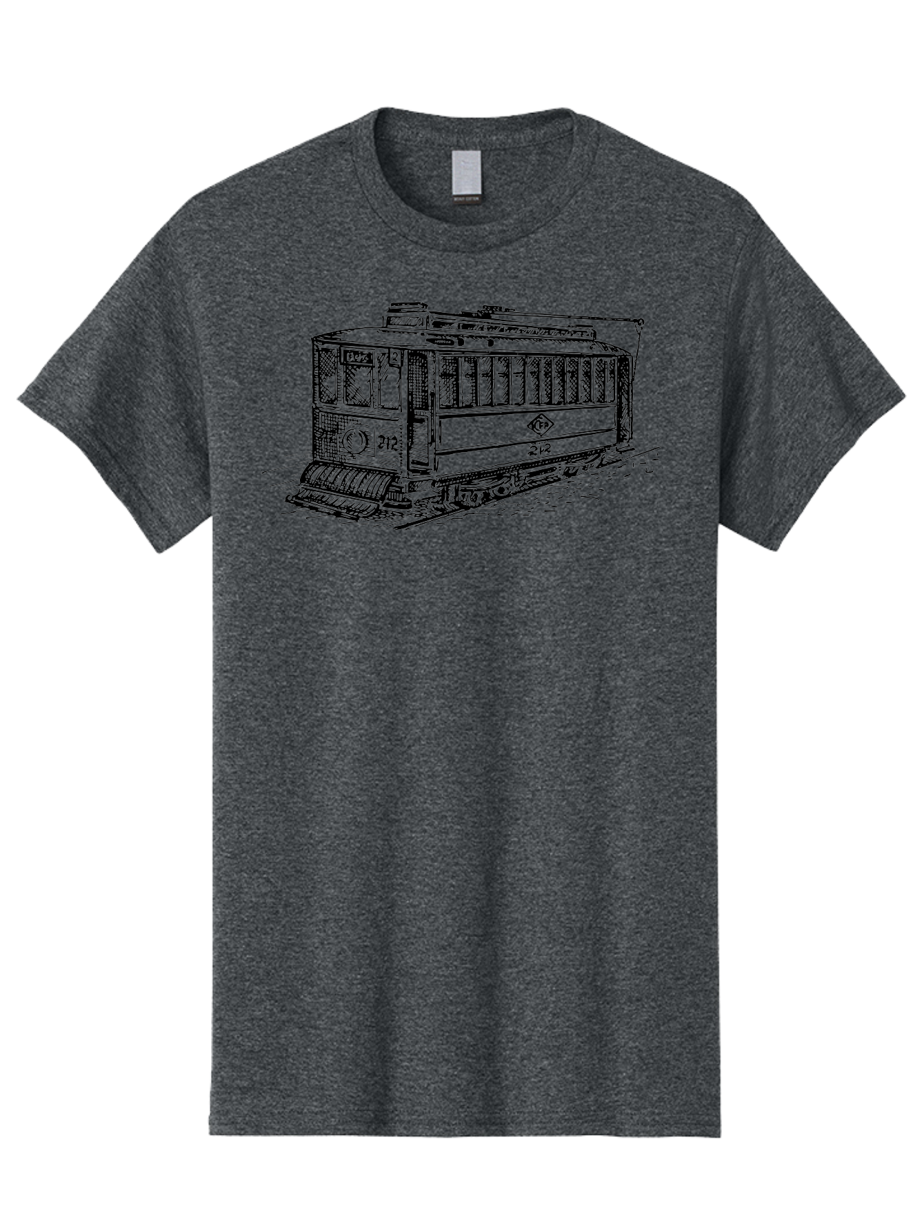 Trolley-Car-212 Men'S Graphic Tee, 100% Cotton, Comfortable Casual Summer Wear, Machine Washable, Vintage Trolley, Public Transportation, Urban Mobility, Classic Design, Railway System, Nostalgic Feel, Transportation Mode, 212 Aad816 7