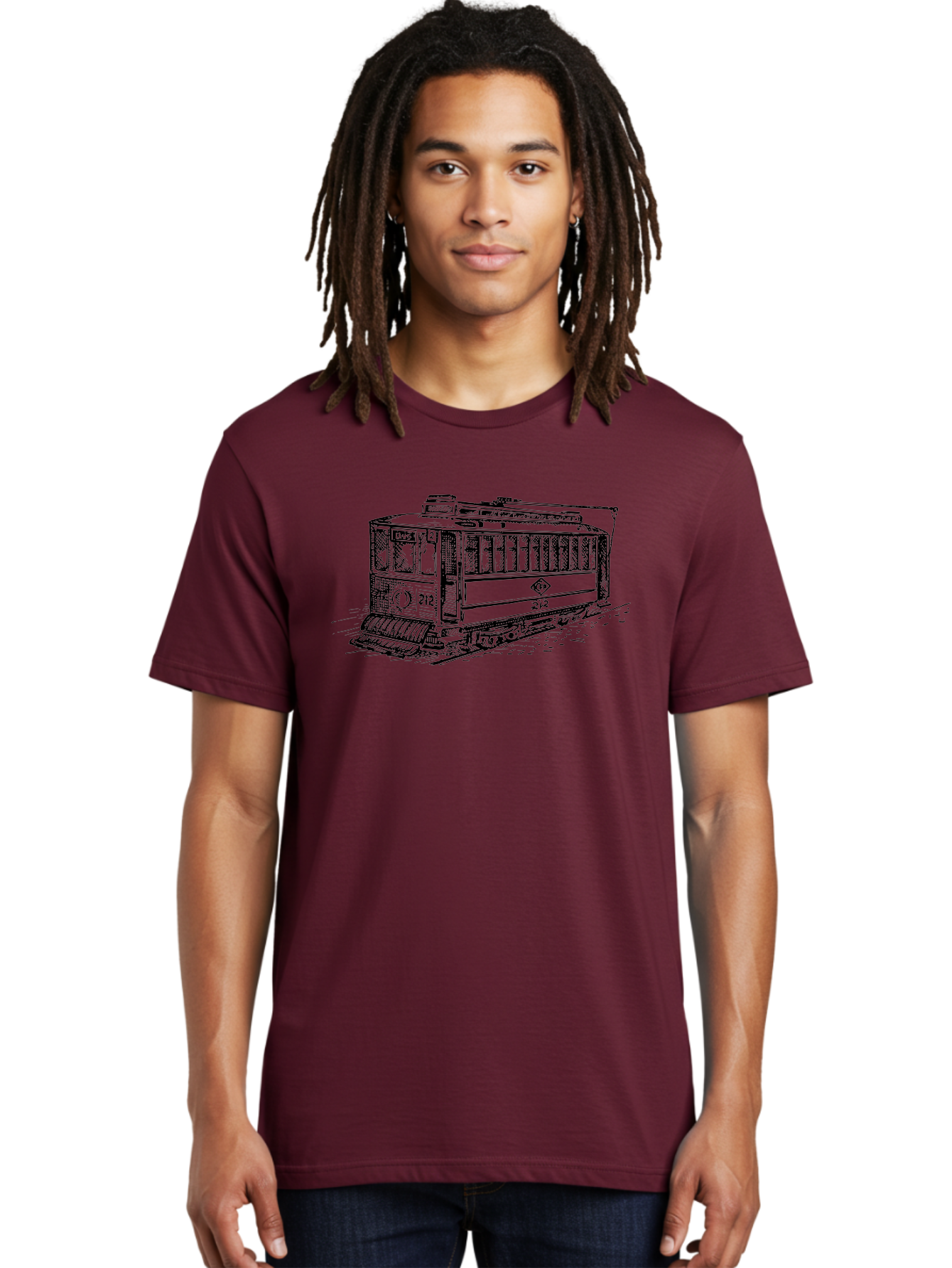 Trolley-Car-212 Men'S Graphic Tee, 100% Cotton, Comfortable Casual Summer Wear, Machine Washable, Vintage Trolley, Public Transportation, Urban Mobility, Classic Design, Railway System, Nostalgic Feel, Transportation Mode, 212 Aad816 26