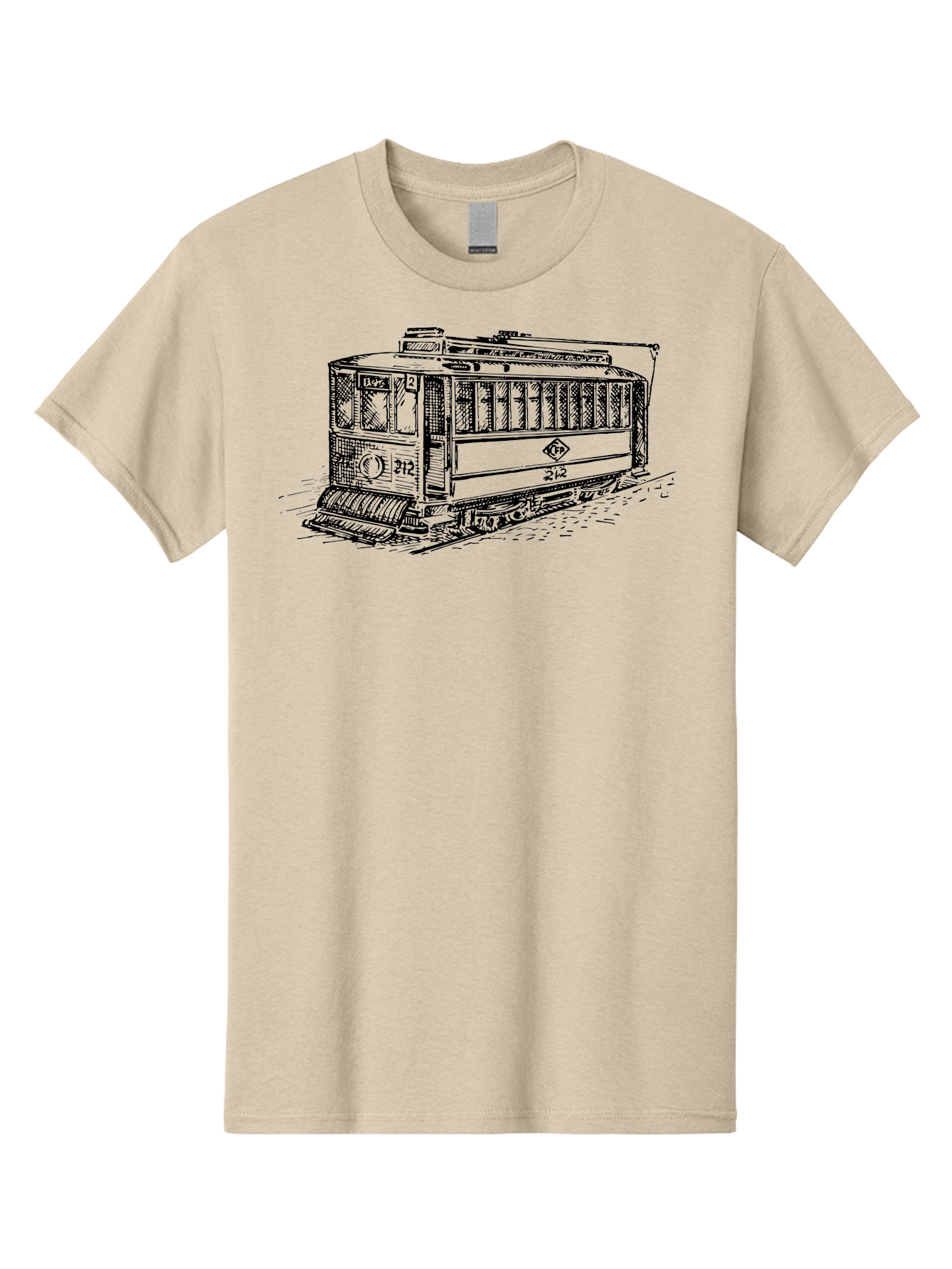 Trolley-Car-212 Men'S Graphic Tee, 100% Cotton, Comfortable Casual Summer Wear, Machine Washable, Vintage Trolley, Public Transportation, Urban Mobility, Classic Design, Railway System, Nostalgic Feel, Transportation Mode, 212 Aad816 13