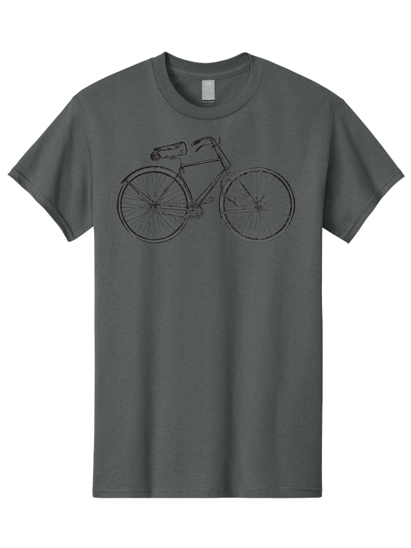 Vintage-Bicycle Men'S Graphic Tee, 100% Cotton, Comfortable Casual Summer Wear, Machine Washable, Vintage Bicycle, Penny Farthing Bike, Antique Cycle, Classic Design, Nostalgic Charm, Retro Transportation, Old-Fashioned Transportation, Aad820 25