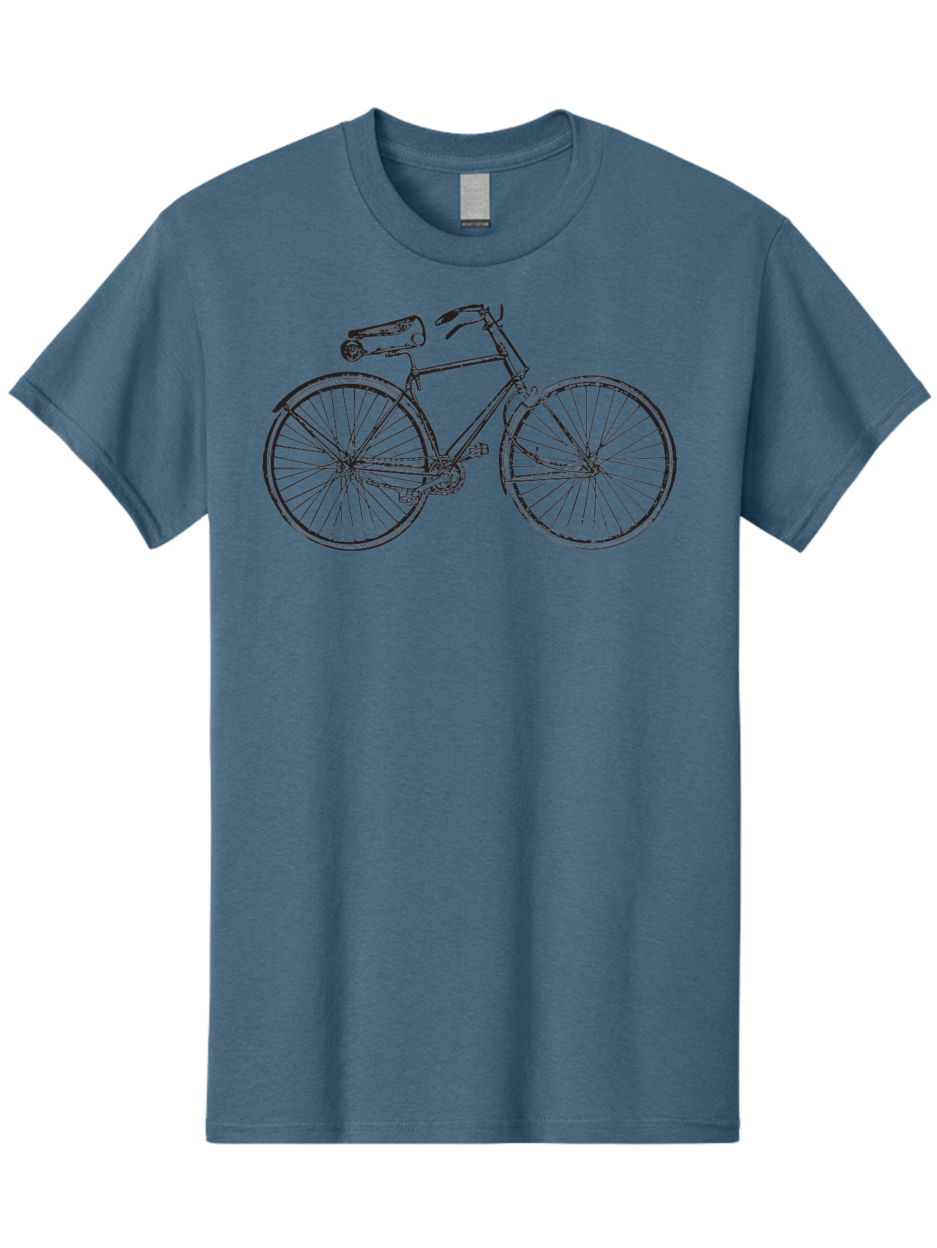 Vintage-Bicycle Men'S Graphic Tee, 100% Cotton, Comfortable Casual Summer Wear, Machine Washable, Vintage Bicycle, Penny Farthing Bike, Antique Cycle, Classic Design, Nostalgic Charm, Retro Transportation, Old-Fashioned Transportation, Aad820 29