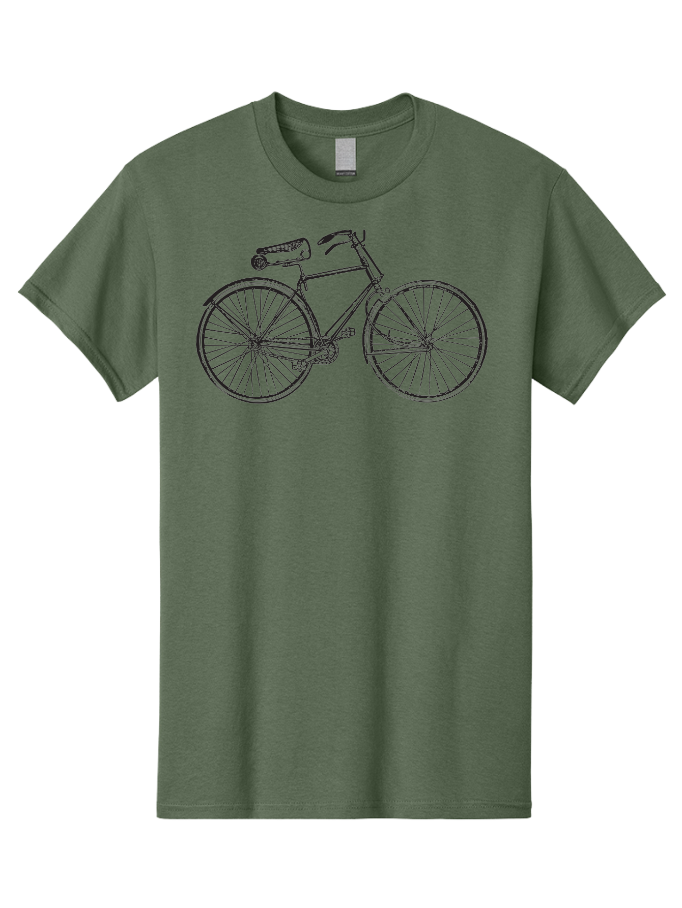 Vintage-Bicycle Men'S Graphic Tee, 100% Cotton, Comfortable Casual Summer Wear, Machine Washable, Vintage Bicycle, Penny Farthing Bike, Antique Cycle, Classic Design, Nostalgic Charm, Retro Transportation, Old-Fashioned Transportation, Aad820 19