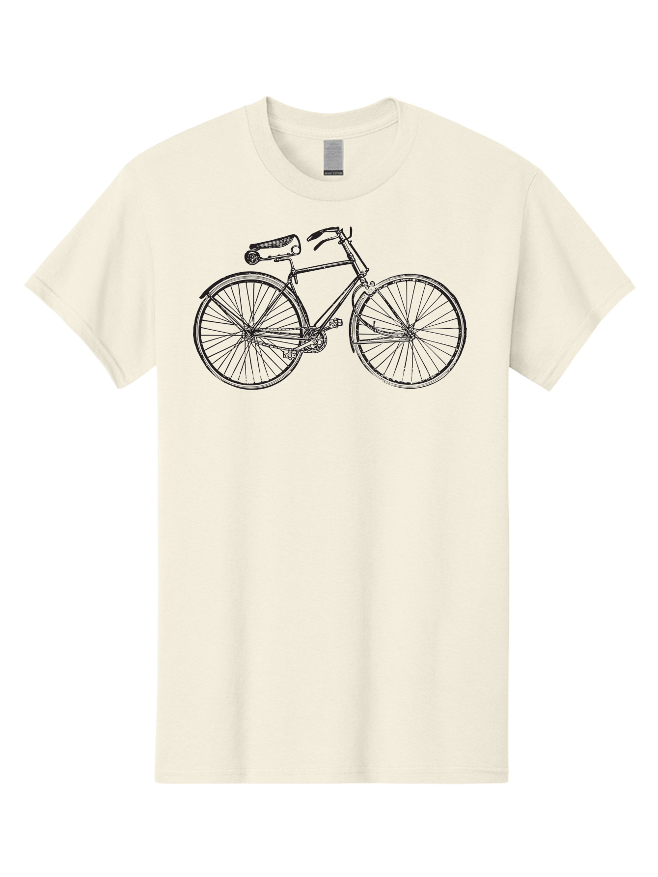 Vintage-Bicycle Men'S Graphic Tee, 100% Cotton, Comfortable Casual Summer Wear, Machine Washable, Vintage Bicycle, Penny Farthing Bike, Antique Cycle, Classic Design, Nostalgic Charm, Retro Transportation, Old-Fashioned Transportation, Aad820 13