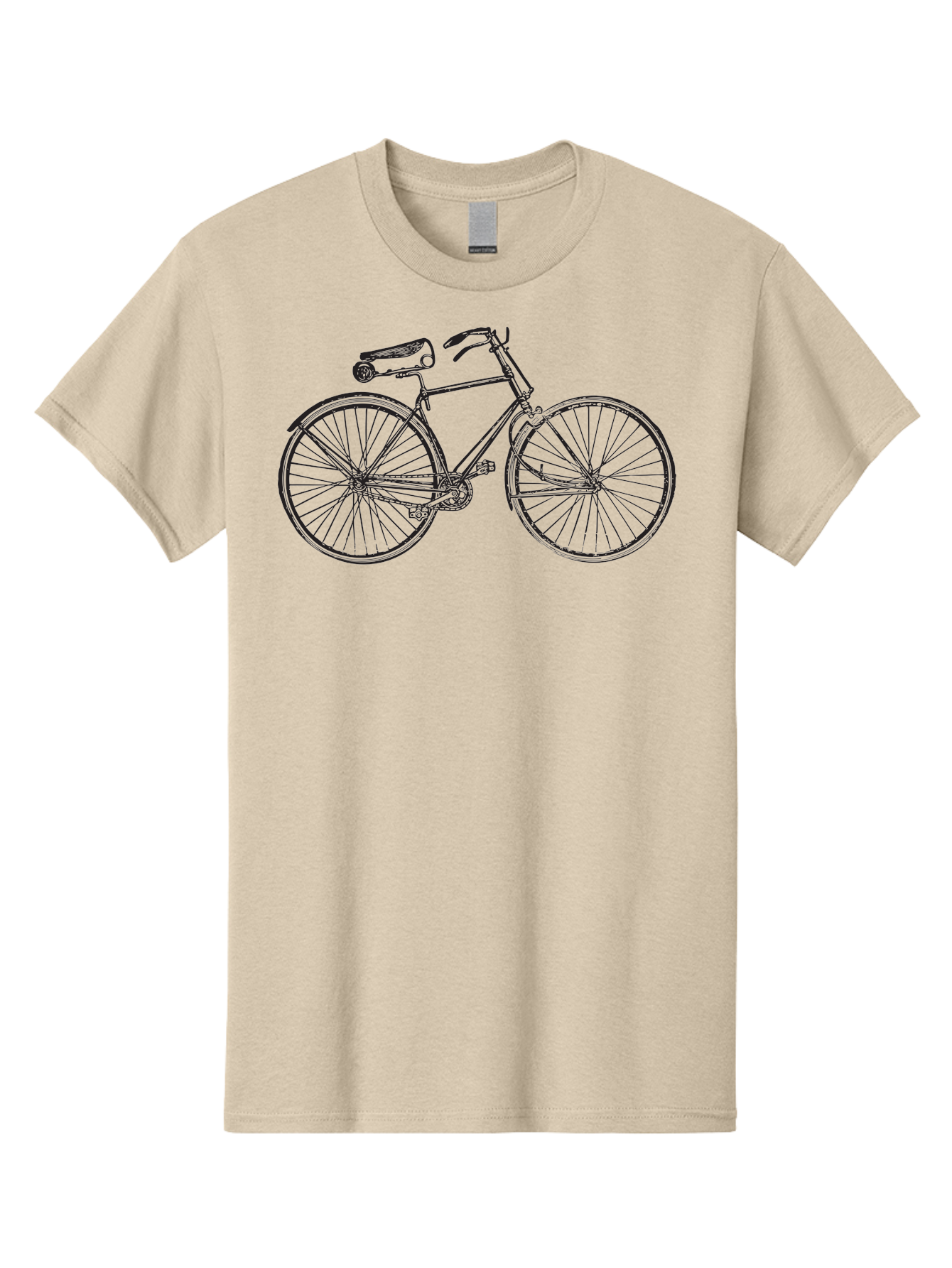 Vintage-Bicycle Men'S Graphic Tee, 100% Cotton, Comfortable Casual Summer Wear, Machine Washable, Vintage Bicycle, Penny Farthing Bike, Antique Cycle, Classic Design, Nostalgic Charm, Retro Transportation, Old-Fashioned Transportation, Aad820 11