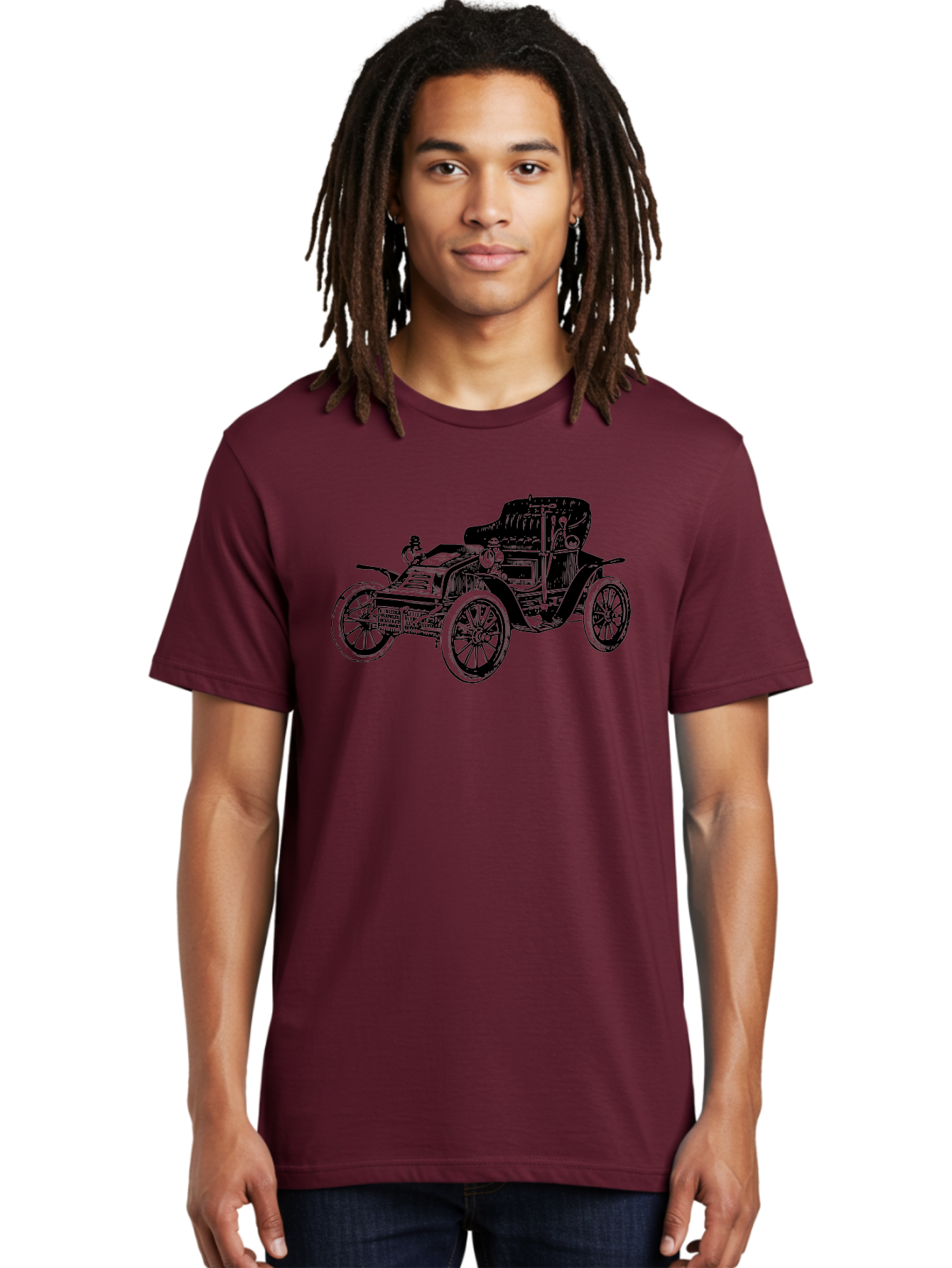Vintage-Car-1 Men'S Graphic Tee, 100% Cotton, Comfortable Casual Summer Wear, Machine Washable, Vintage Automobile, Classic Car, Antique Vehicle, Old-Fashioned Transportation, Historic Motorcar, Nostalgic Ride, Retro Car Design, Old Car Aad821 28