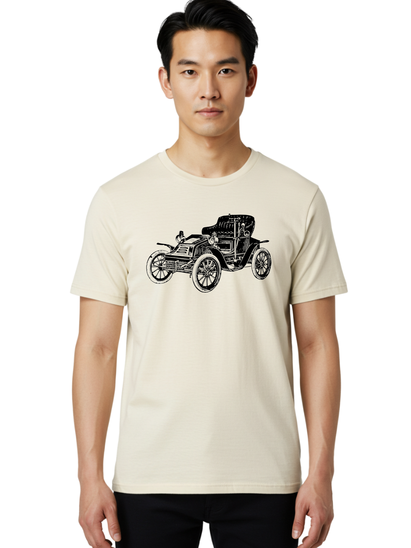 Vintage-Car-1 Men'S Graphic Tee, 100% Cotton, Comfortable Casual Summer Wear, Machine Washable, Vintage Automobile, Classic Car, Antique Vehicle, Old-Fashioned Transportation, Historic Motorcar, Nostalgic Ride, Retro Car Design, Old Car Aad821 27