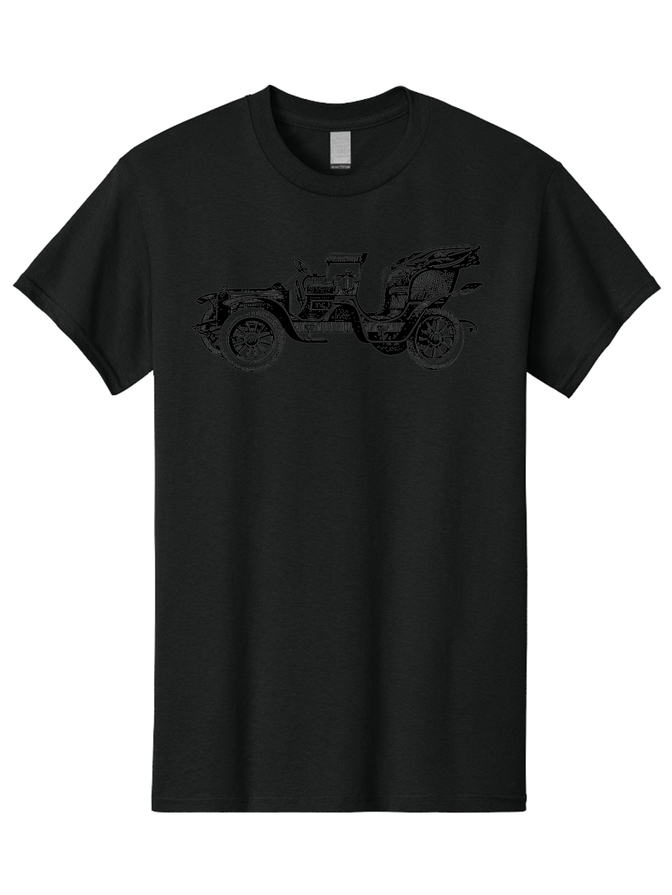 Vintage-Car-2 Men'S Graphic Tee, 100% Cotton, Comfortable Casual Summer Wear, Machine Washable, Vintage Car, Antique Automobile, Classic Vehicle, Old Fashioned Car, Retro Transportation, Nostalgic Ride, Open Top Car, Early 20Th Century, Aad822 19