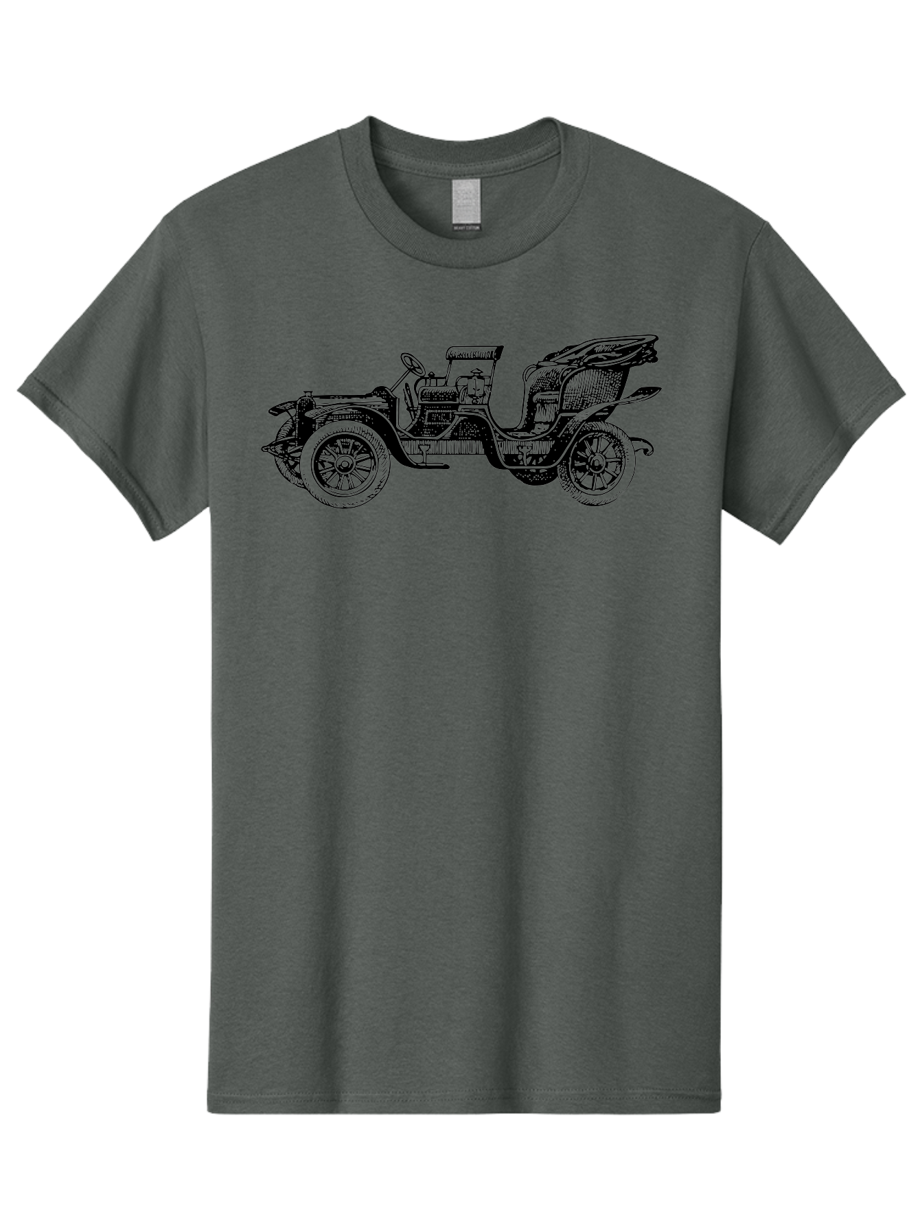 Vintage-Car-2 Men'S Graphic Tee, 100% Cotton, Comfortable Casual Summer Wear, Machine Washable, Vintage Car, Antique Automobile, Classic Vehicle, Old Fashioned Car, Retro Transportation, Nostalgic Ride, Open Top Car, Early 20Th Century, Aad822 25