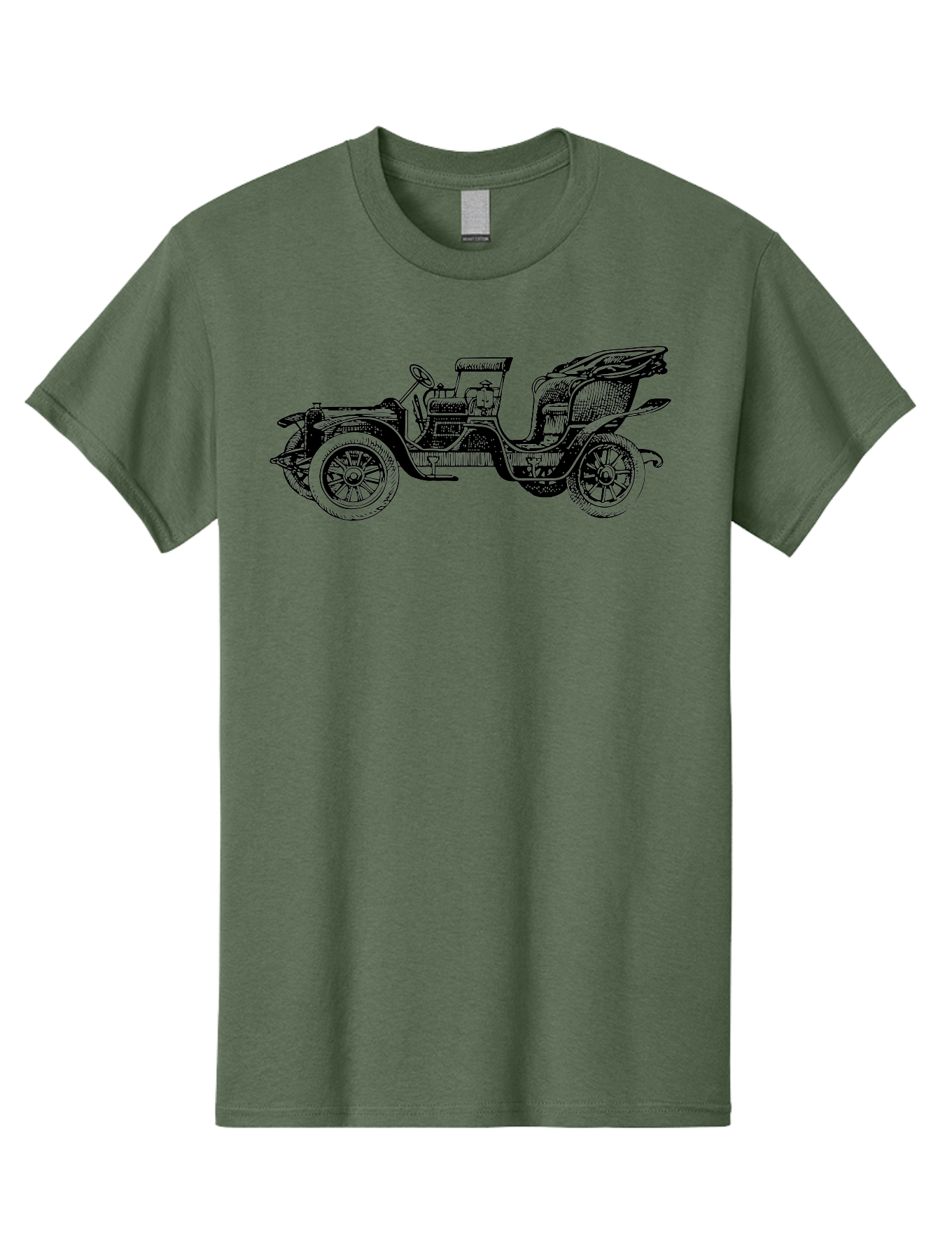 Vintage-Car-2 Men'S Graphic Tee, 100% Cotton, Comfortable Casual Summer Wear, Machine Washable, Vintage Car, Antique Automobile, Classic Vehicle, Old Fashioned Car, Retro Transportation, Nostalgic Ride, Open Top Car, Early 20Th Century, Aad822 23