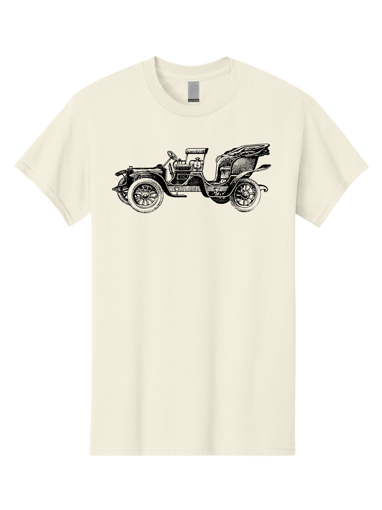 Vintage-Car-2 Men'S Graphic Tee, 100% Cotton, Comfortable Casual Summer Wear, Machine Washable, Vintage Car, Antique Automobile, Classic Vehicle, Old Fashioned Car, Retro Transportation, Nostalgic Ride, Open Top Car, Early 20Th Century, Aad822 27