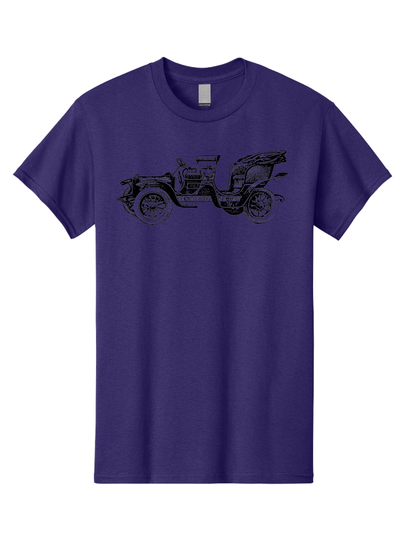 Vintage-Car-2 Men'S Graphic Tee, 100% Cotton, Comfortable Casual Summer Wear, Machine Washable, Vintage Car, Antique Automobile, Classic Vehicle, Old Fashioned Car, Retro Transportation, Nostalgic Ride, Open Top Car, Early 20Th Century, Aad822 17