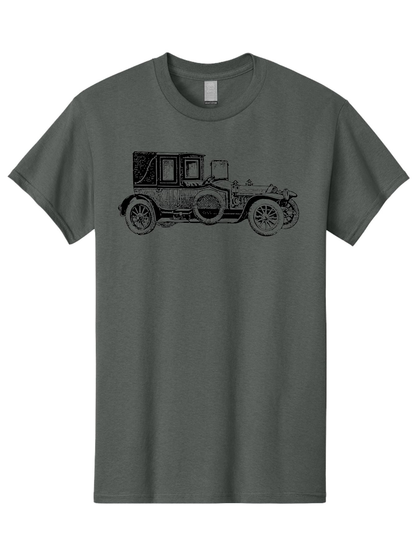 Vintage-Car-3 Men'S Graphic Tee, 100% Cotton, Comfortable Casual Summer Wear, Machine Washable, Vintage Car, Classic Automobile, Retro Vehicle, 1920 Ford Model T, Touring Car, Antique Car, Historical Vehicle, Old Car, Ford Model T Aad823 21