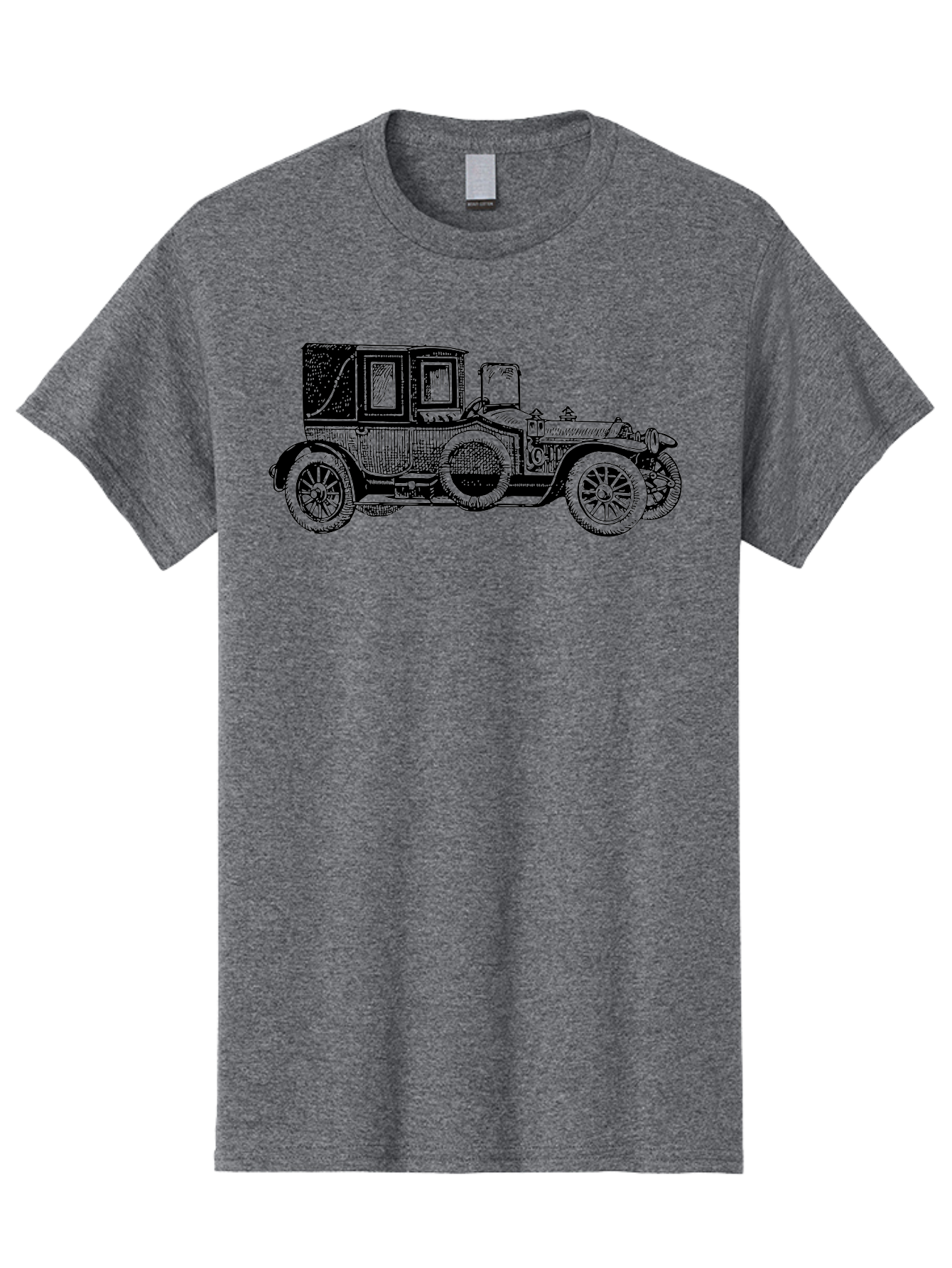 Vintage-Car-3 Men'S Graphic Tee, 100% Cotton, Comfortable Casual Summer Wear, Machine Washable, Vintage Car, Classic Automobile, Retro Vehicle, 1920 Ford Model T, Touring Car, Antique Car, Historical Vehicle, Old Car, Ford Model T Aad823 9