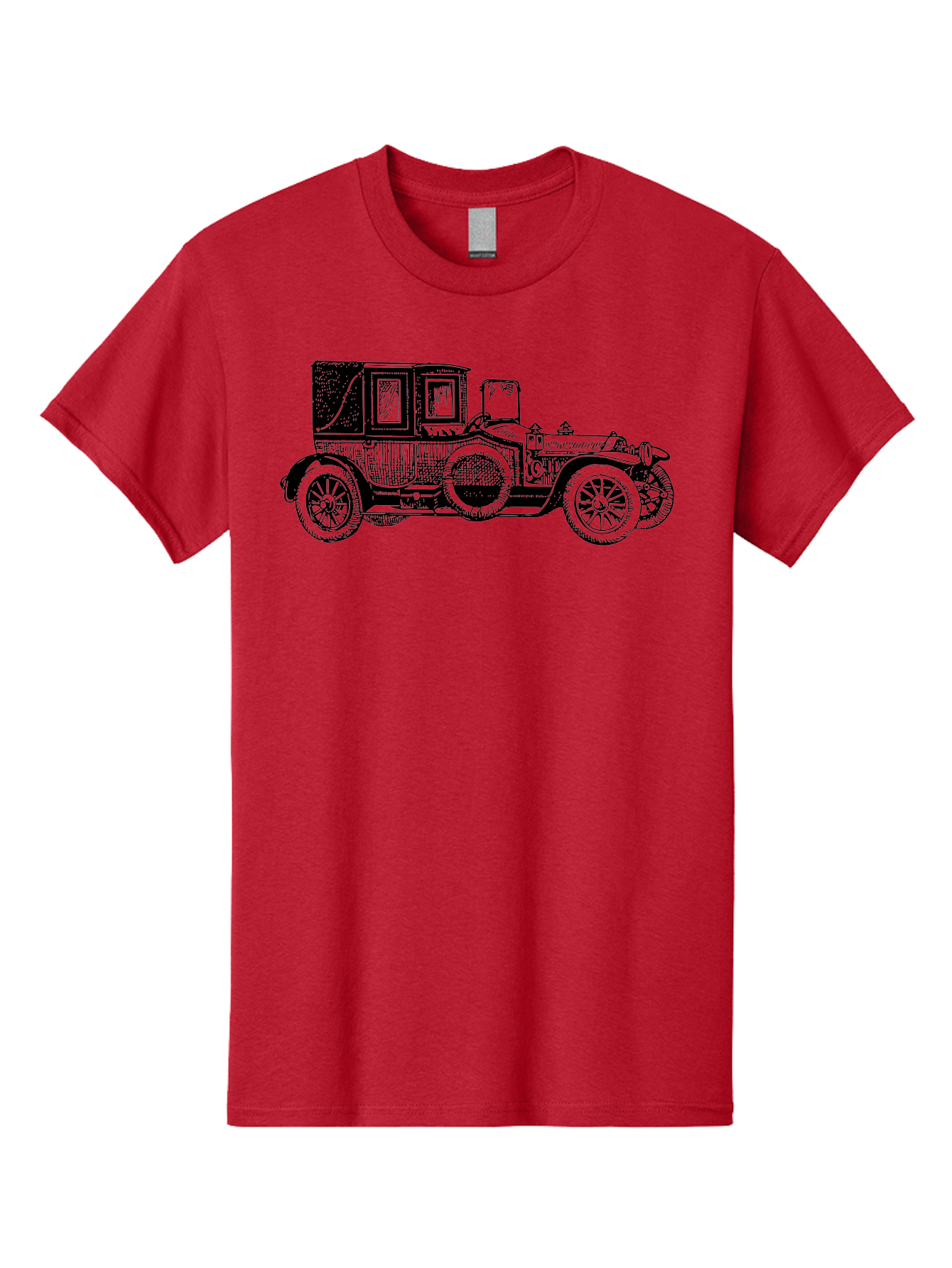 Vintage-Car-3 Men'S Graphic Tee, 100% Cotton, Comfortable Casual Summer Wear, Machine Washable, Vintage Car, Classic Automobile, Retro Vehicle, 1920 Ford Model T, Touring Car, Antique Car, Historical Vehicle, Old Car, Ford Model T Aad823 29
