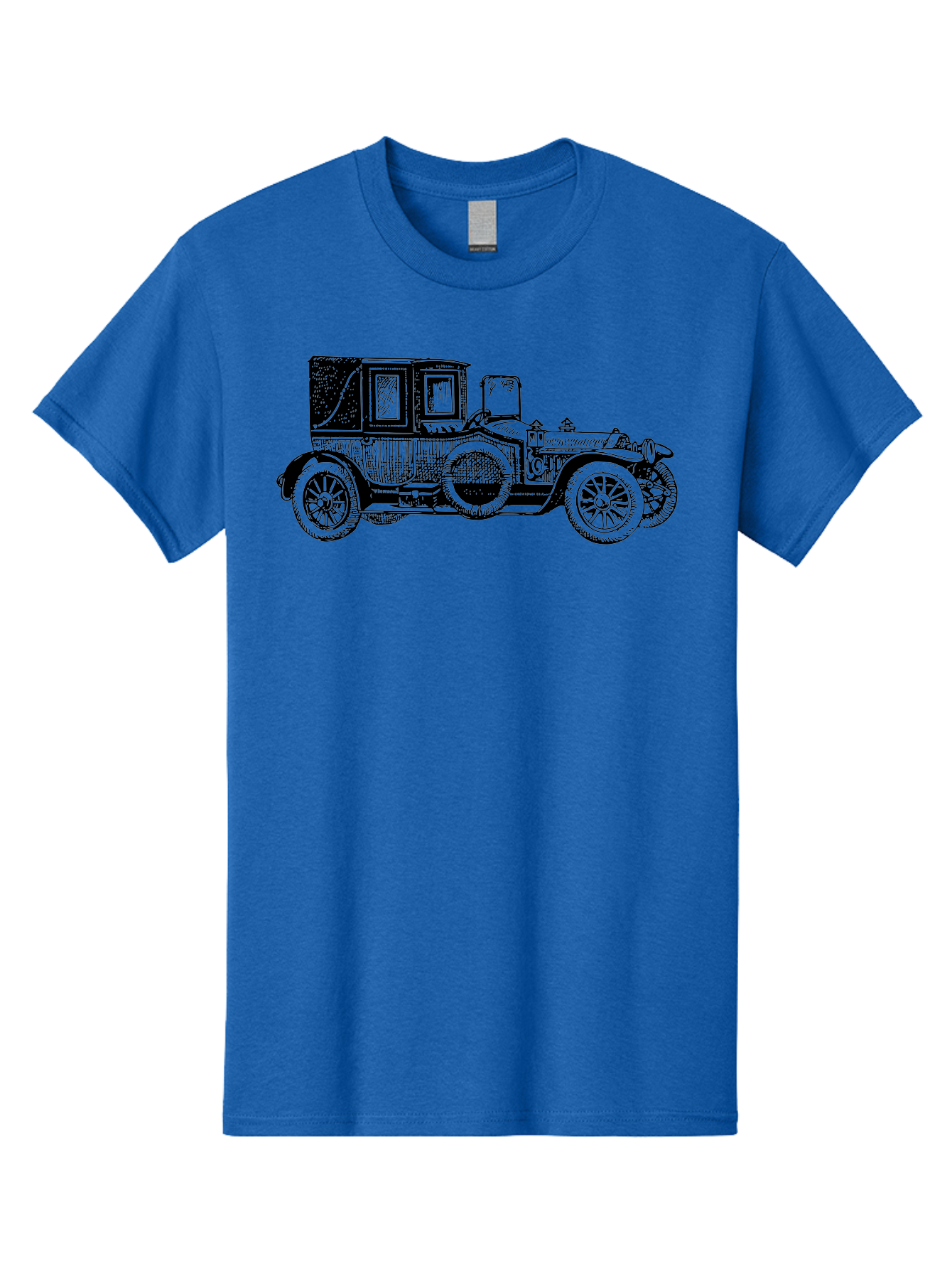 Vintage-Car-3 Men'S Graphic Tee, 100% Cotton, Comfortable Casual Summer Wear, Machine Washable, Vintage Car, Classic Automobile, Retro Vehicle, 1920 Ford Model T, Touring Car, Antique Car, Historical Vehicle, Old Car, Ford Model T Aad823 25