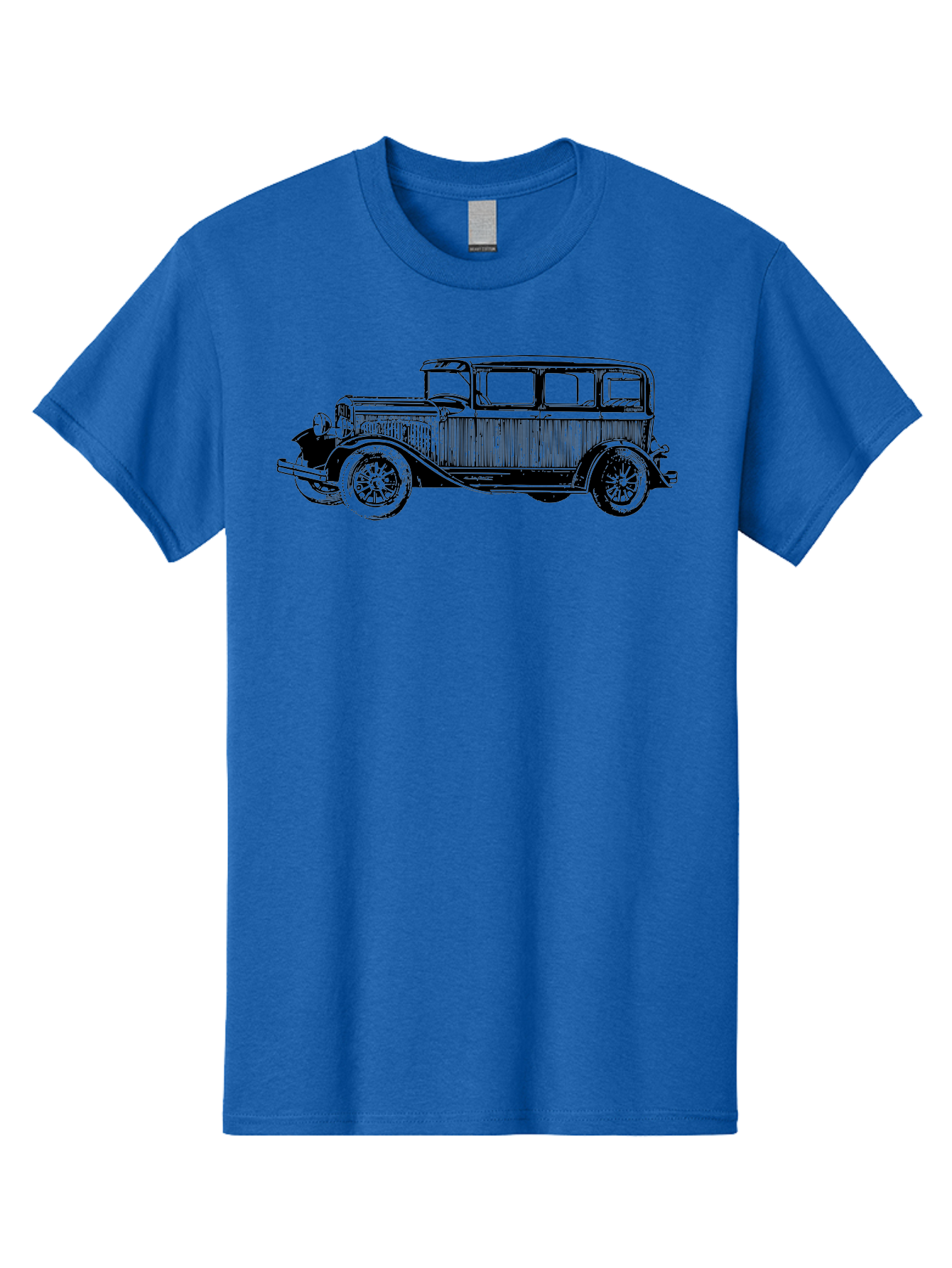 Vintage-Car-5 Men'S Graphic Tee, 100% Cotton, Comfortable Casual Summer Wear, Machine Washable, Classic Car, Vintage Automobile, Antique Vehicle, Retro Transportation, Old-Fashioned, Wooden Paneling, Spoked Wheels, Nostalgic Aad825 29