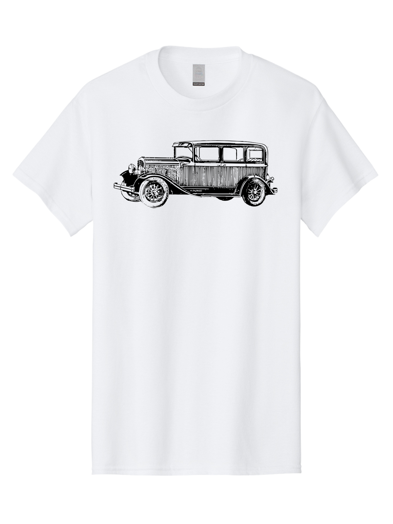 Vintage-Car-5 Men'S Graphic Tee, 100% Cotton, Comfortable Casual Summer Wear, Machine Washable, Classic Car, Vintage Automobile, Antique Vehicle, Retro Transportation, Old-Fashioned, Wooden Paneling, Spoked Wheels, Nostalgic Aad825 19