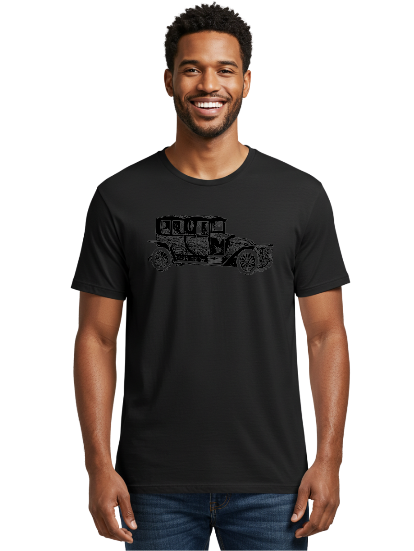 Vintage-Car-6 Men'S Graphic Tee, 100% Cotton, Comfortable Casual Summer Wear, Machine Washable, Vintage Car, Classic Automobile, Retro Vehicle, Antique Car, Old-Fashioned Transportation, Nostalgic Ride, Historic Car Design Aad826 18