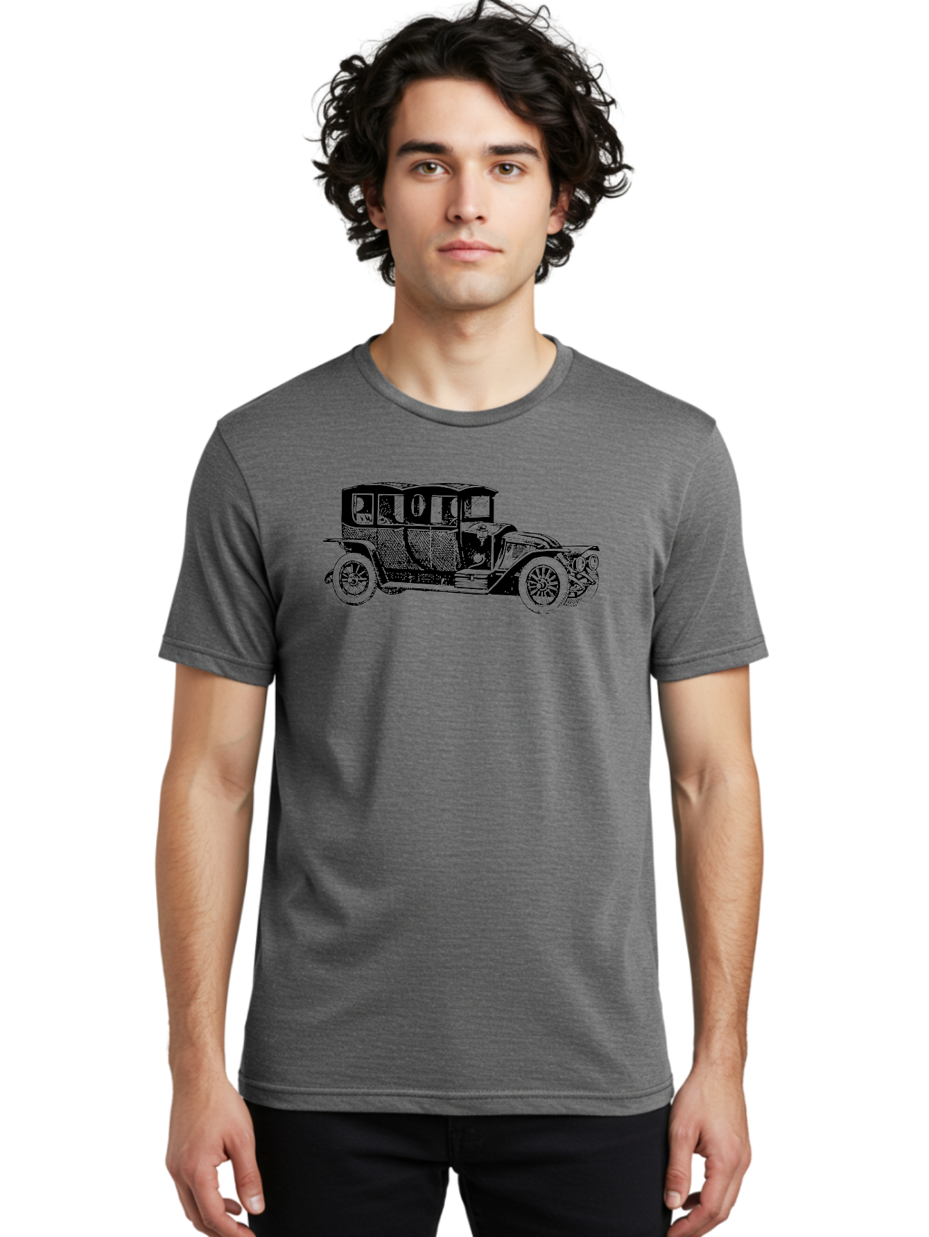 Vintage-Car-6 Men'S Graphic Tee, 100% Cotton, Comfortable Casual Summer Wear, Machine Washable, Vintage Car, Classic Automobile, Retro Vehicle, Antique Car, Old-Fashioned Transportation, Nostalgic Ride, Historic Car Design Aad826 12