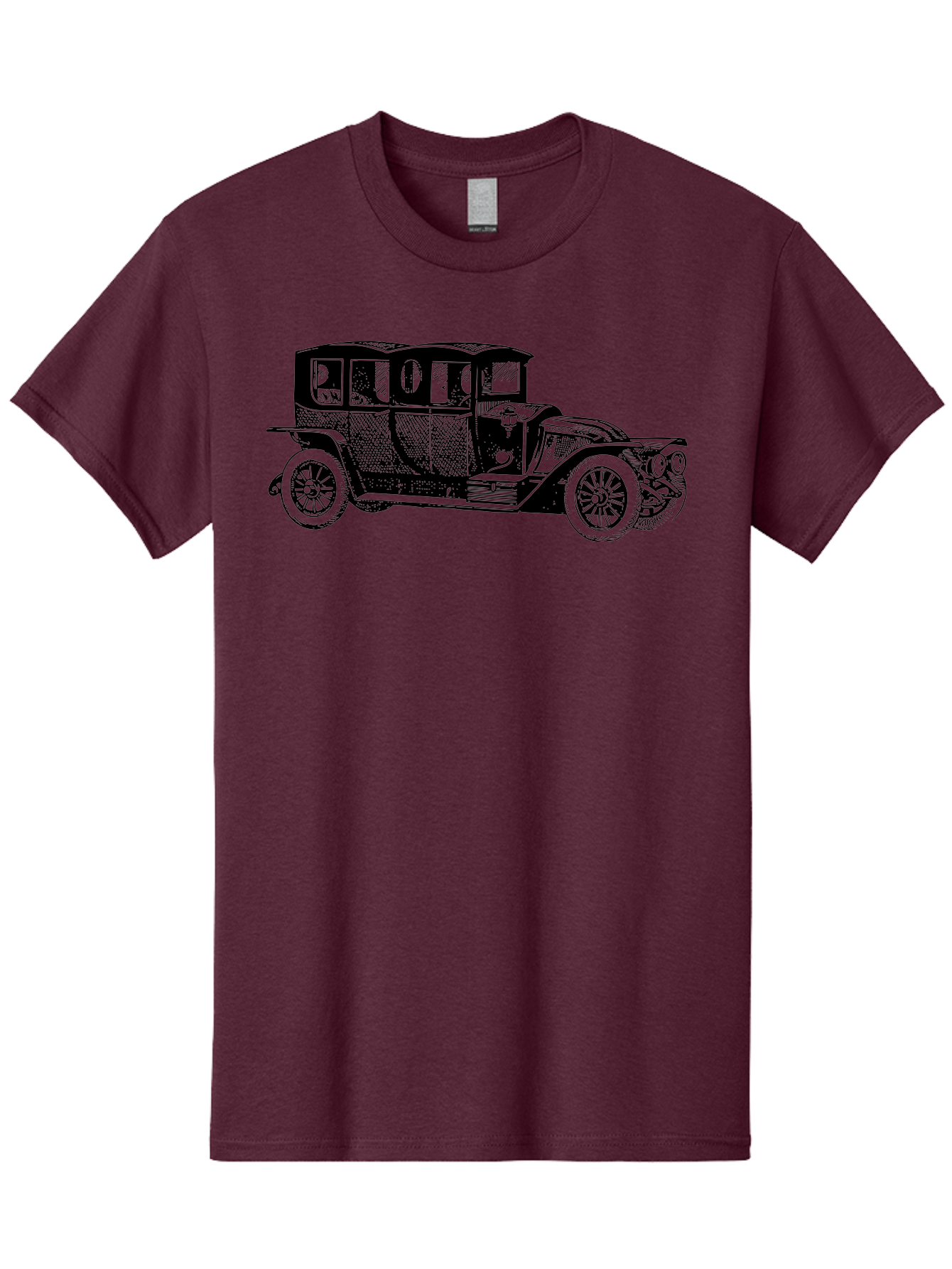 Vintage-Car-6 Men'S Graphic Tee, 100% Cotton, Comfortable Casual Summer Wear, Machine Washable, Vintage Car, Classic Automobile, Retro Vehicle, Antique Car, Old-Fashioned Transportation, Nostalgic Ride, Historic Car Design Aad826 3