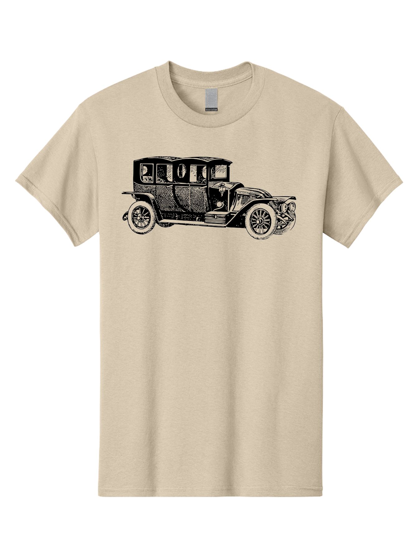 Vintage-Car-6 Men'S Graphic Tee, 100% Cotton, Comfortable Casual Summer Wear, Machine Washable, Vintage Car, Classic Automobile, Retro Vehicle, Antique Car, Old-Fashioned Transportation, Nostalgic Ride, Historic Car Design Aad826 5