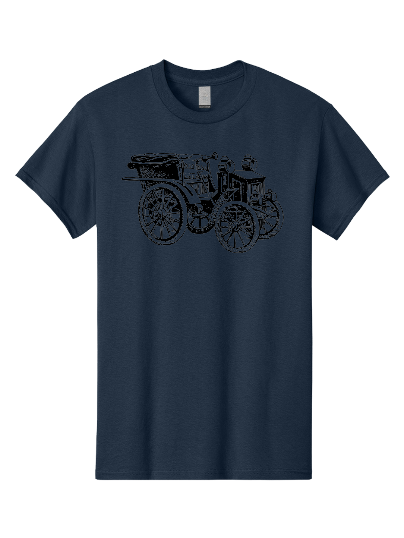 Vintage-Car Men'S Graphic Tee, 100% Cotton, Comfortable Casual Summer Wear, Machine Washable, Vintage Automobile, Old Car, Antique Vehicle, Classic Car, Nostalgic Ride, Historic Transportation, Retro Automobile, Old-Fashioned Vehicle Aad829 13