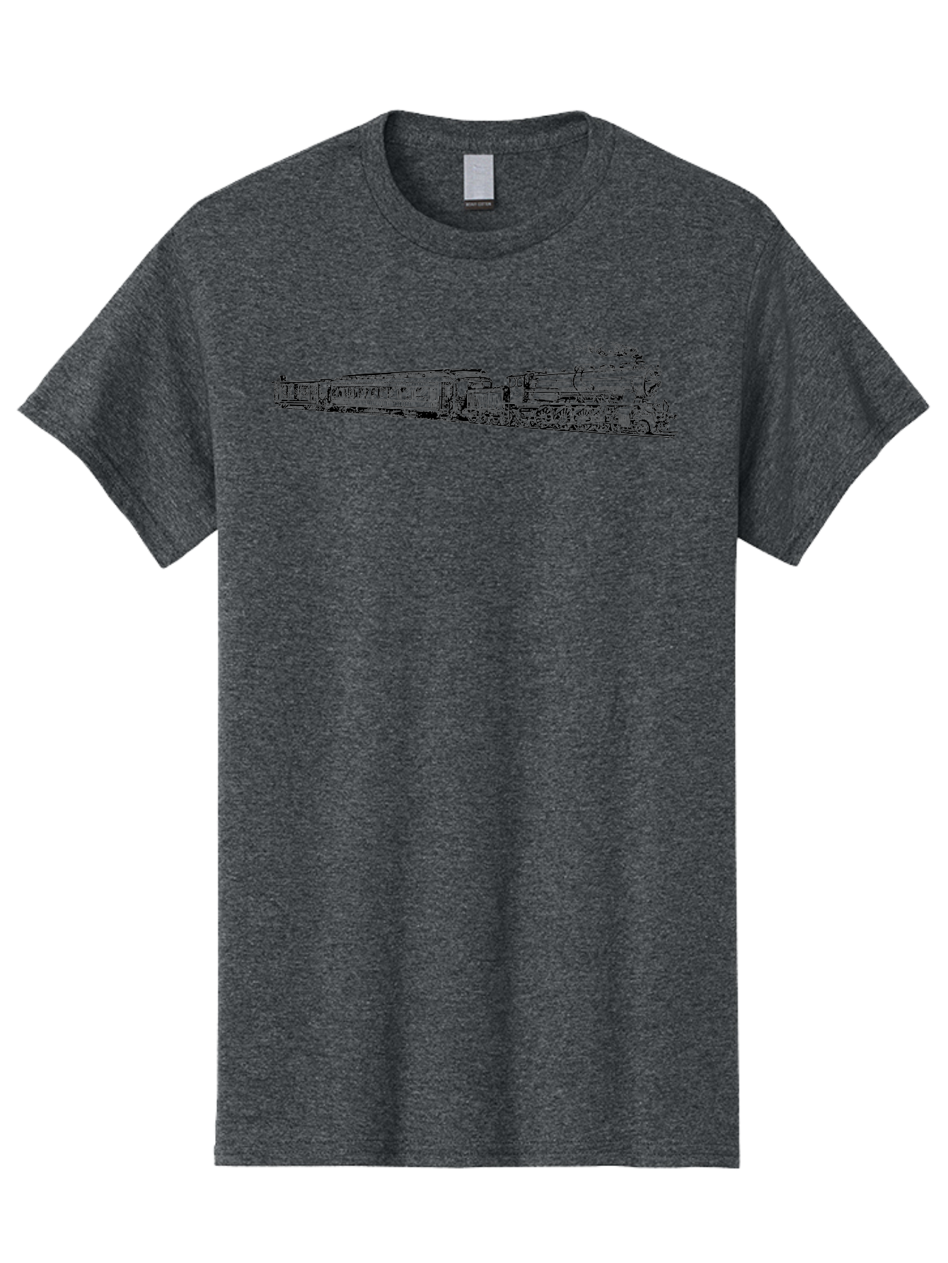 Vintage-Train-1 Men'S Graphic Tee, 100% Cotton, Comfortable Casual Summer Wear, Machine Washable, Vintage Train, Classic Locomotive, Steam Engine, Railway Transport, Nostalgic Travel, Retro Style, Transportation History Aad833 21