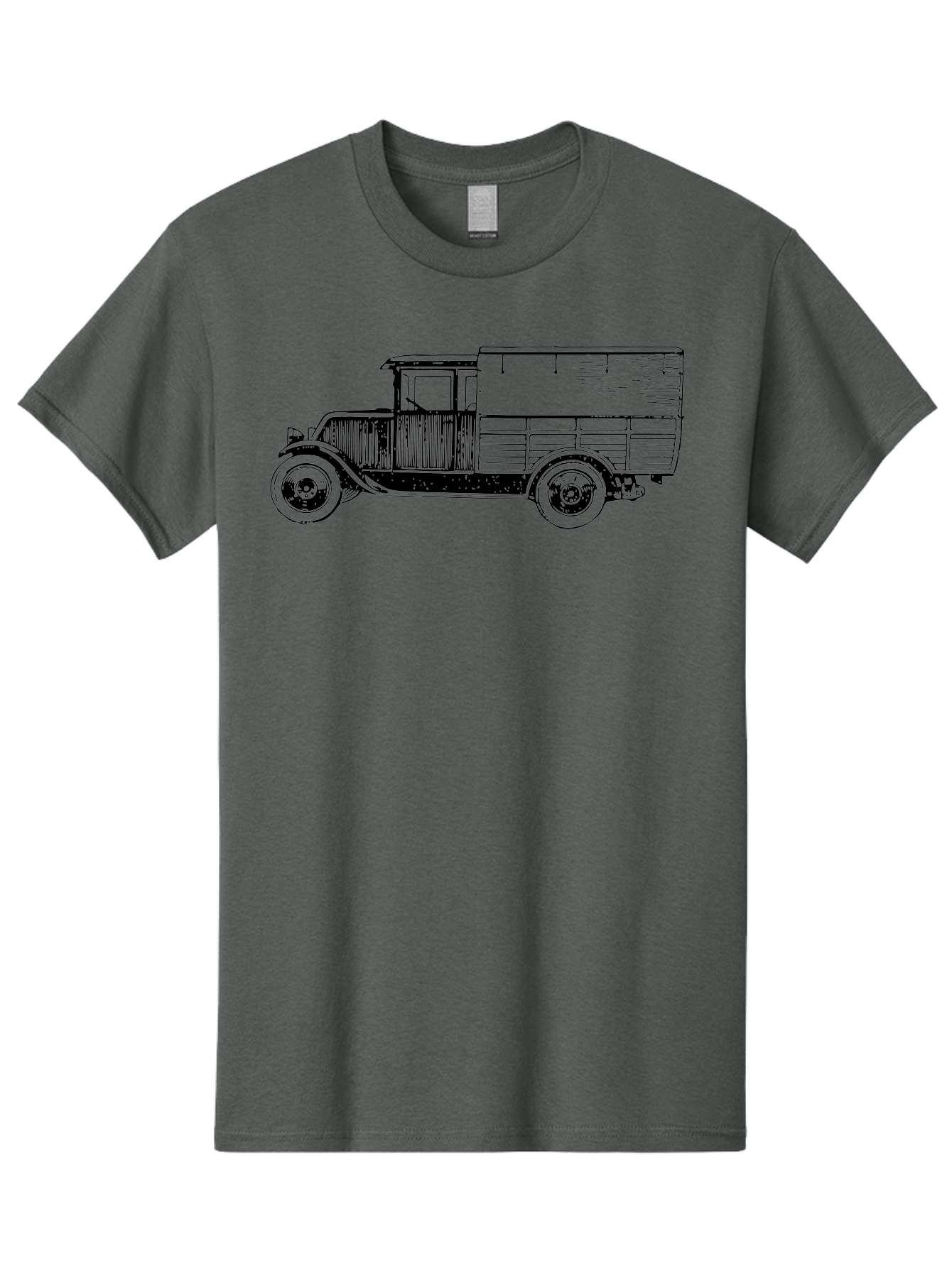 Vintage-Truck Men'S Graphic Tee, 100% Cotton, Comfortable Casual Summer Wear, Machine Washable, Vintage Truck, Classic Vehicle, Antique Automobile, Old Truck Design, Retro Transportation, Nostalgic Vehicle Aad838 11