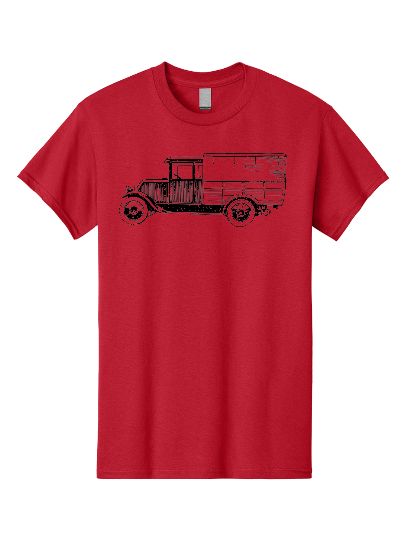 Vintage-Truck Men'S Graphic Tee, 100% Cotton, Comfortable Casual Summer Wear, Machine Washable, Vintage Truck, Classic Vehicle, Antique Automobile, Old Truck Design, Retro Transportation, Nostalgic Vehicle Aad838 9