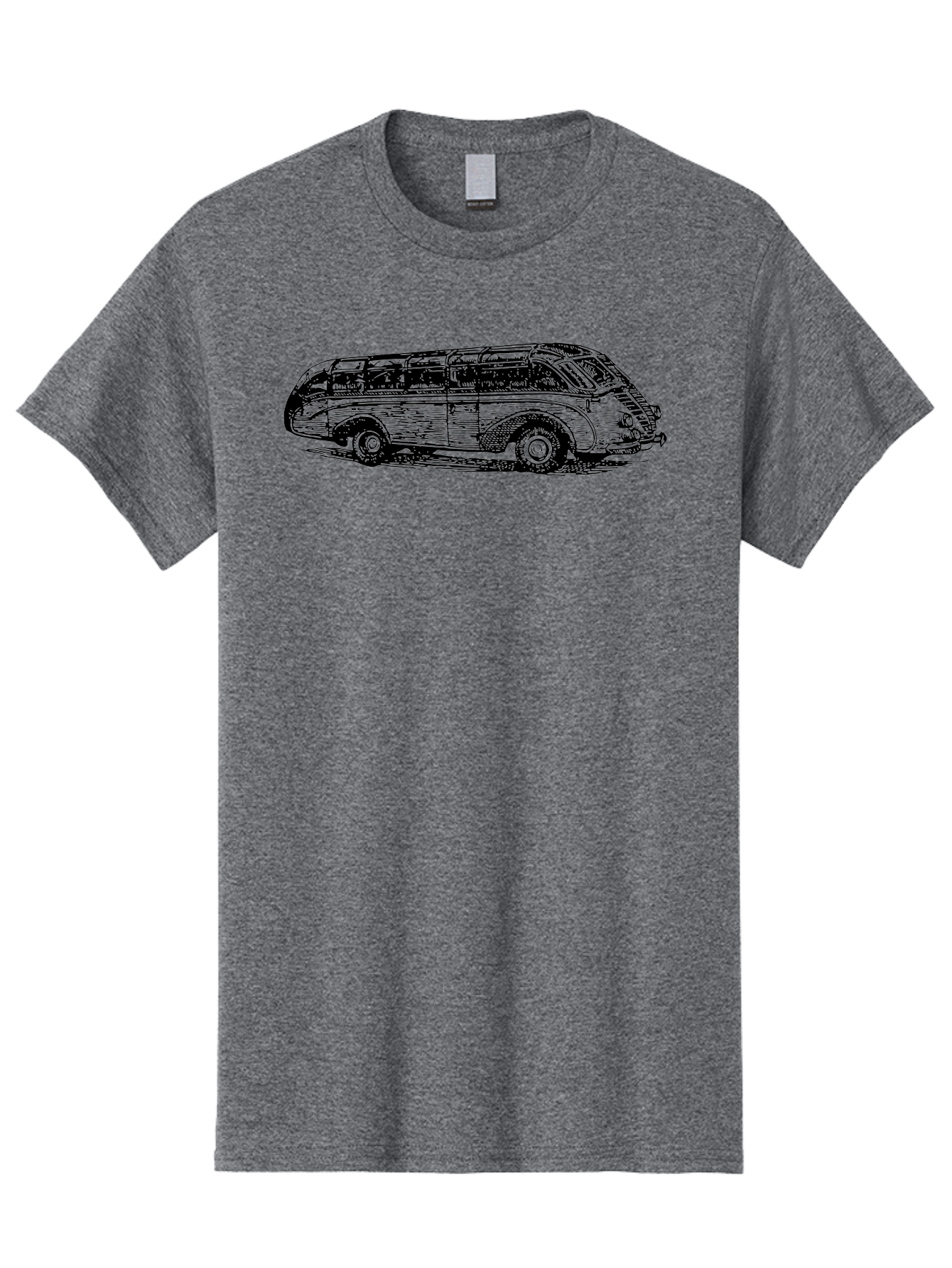 Vw-Bus Men'S Graphic Tee, 100% Cotton, Comfortable Casual Summer Wear, Machine Washable, Vintage Vw Bus, Retro Vehicle, Classic Car Illustration, Nostalgic Design, Sketch Art, Van Life, Travel Inspiration Aad839 29