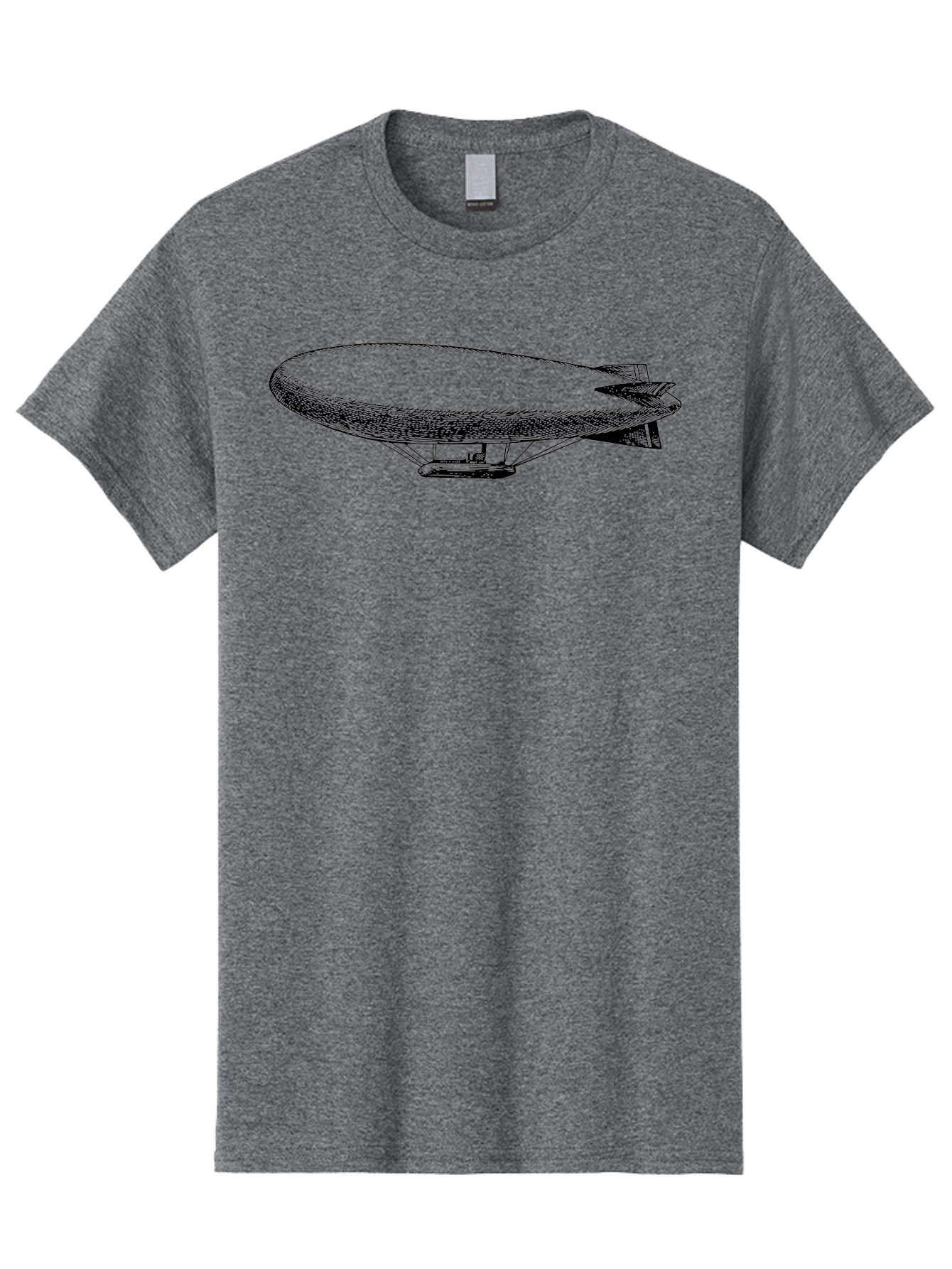 Zeppelin-1 Men'S Graphic Tee, 100% Cotton, Comfortable Casual Summer Wear, Machine Washable, Blimp Illustration, Airship Design, Aviation Technology, Futuristic Transportation, Aerial Vehicle, Graphic Art Aad841 27