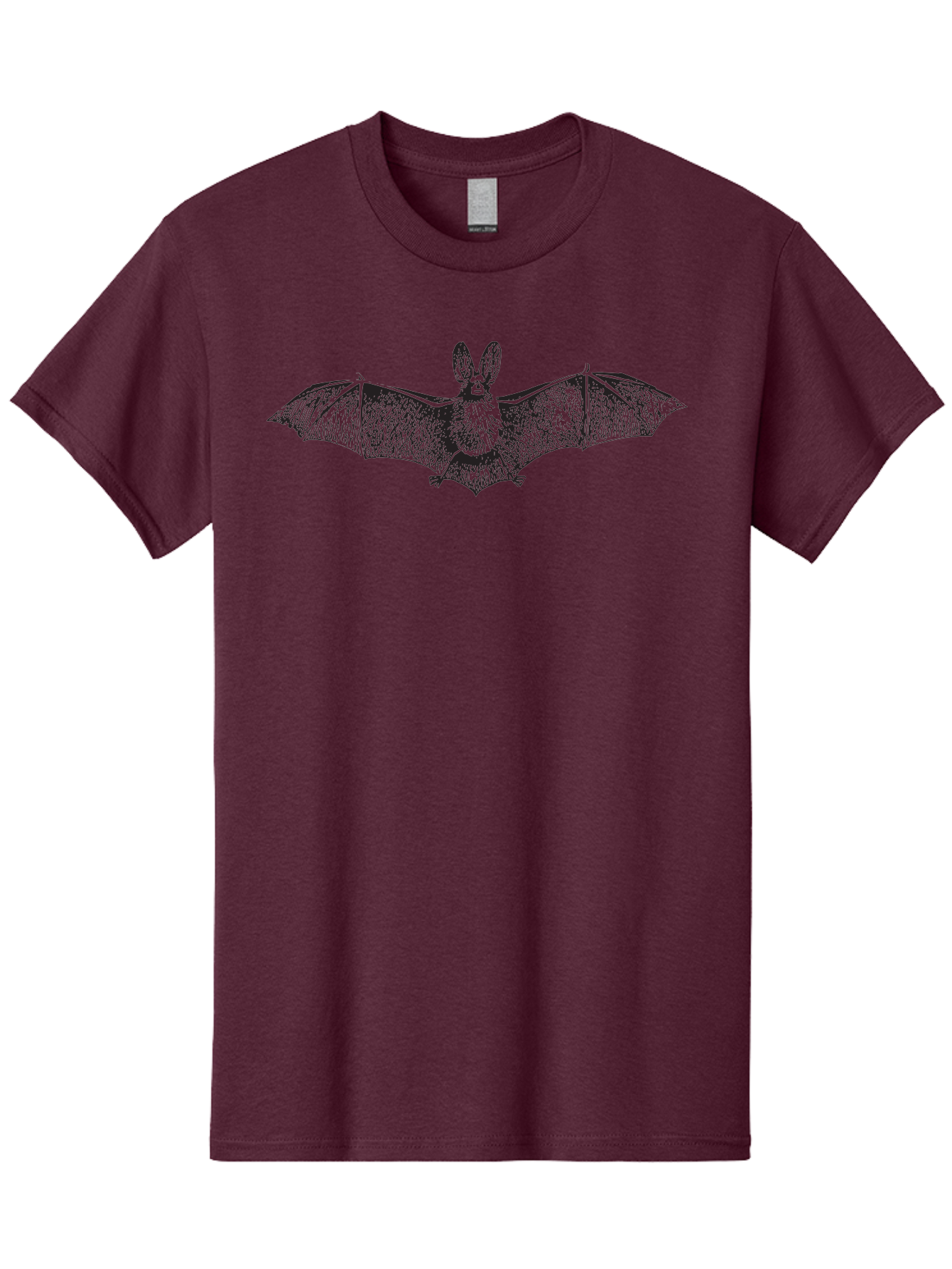 Bat Men'S Graphic Tee, 100% Cotton, Comfortable Casual Summer Wear, Machine Washable, Bat With Rabbit Head, Crossbreed Animal, Fantasy Creature, Dark Art, Gothic Illustration, Unusual Hybrid, Surrealism, Weird Art Aad848 23