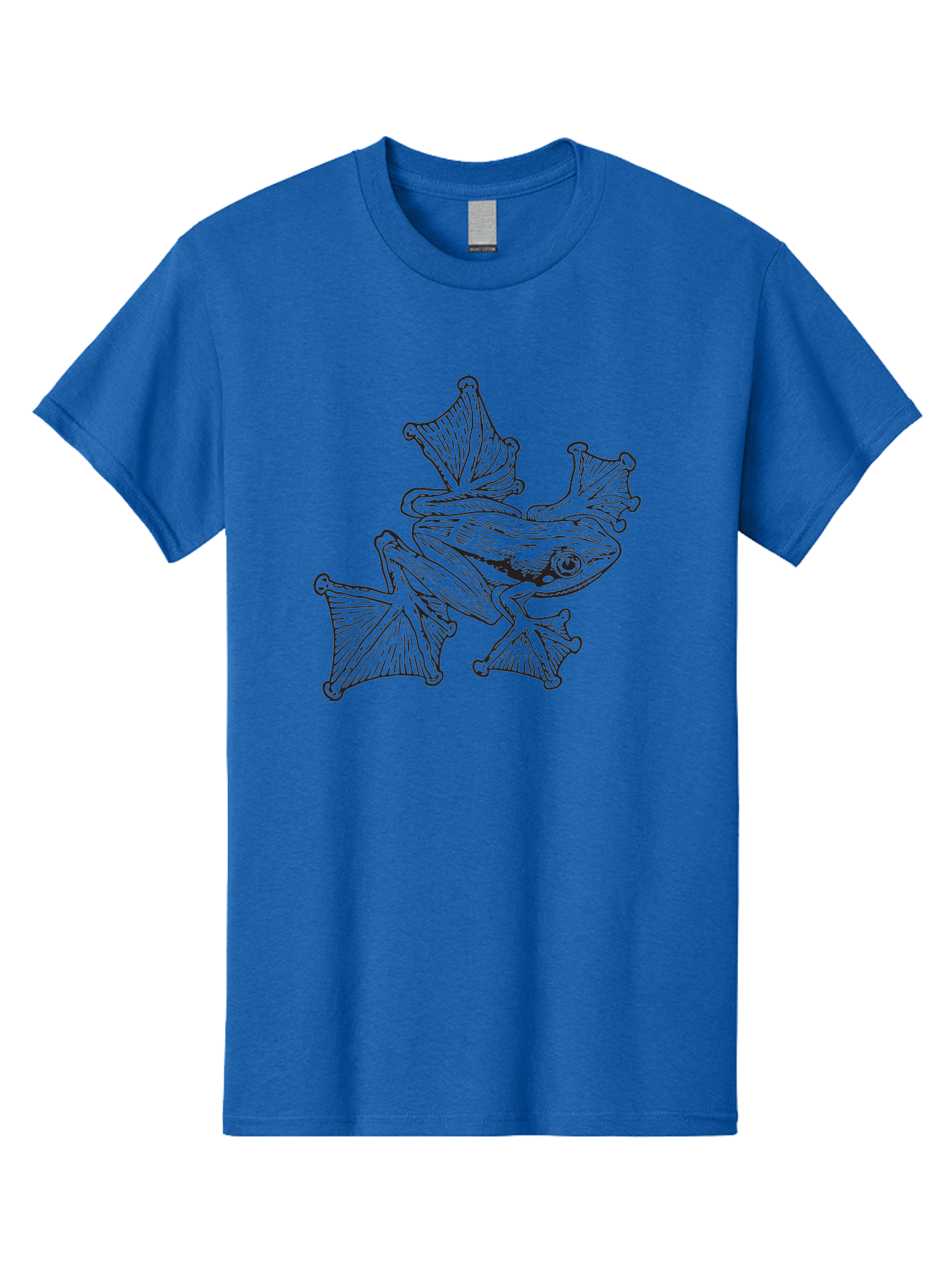 Flying-Guppy Men'S Graphic Tee, 100% Cotton, Comfortable Casual Summer Wear, Machine Washable, Flying Fish, Ocean Creatures, Marine Life, Black Outline, Vibrant Fins, Aquatic Animals, Underwater World, Illustration Art, Line Drawing Aad883 5
