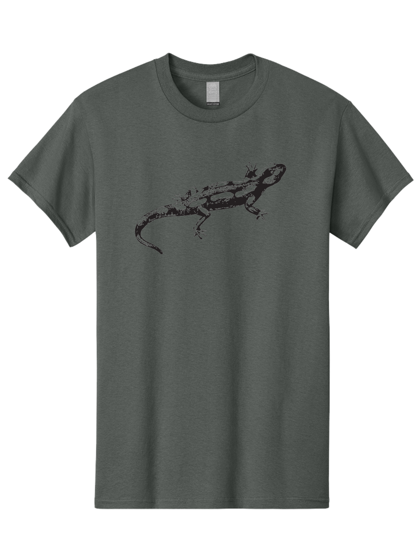 Lizard-1 Men'S Graphic Tee, 100% Cotton, Comfortable Casual Summer Wear, Machine Washable, Lizard Graphic, Reptile Illustration, Wildlife Art, Scaly Texture, Cold-Blooded Creature, Primitive Design, Detailed Drawing, Black Silhouette Aad910 11