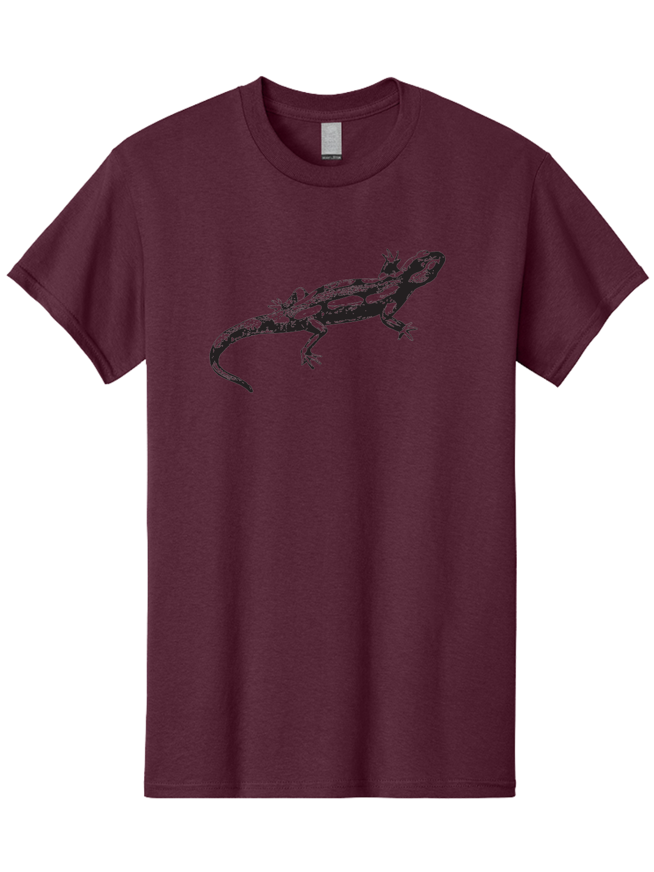 Lizard-1 Men'S Graphic Tee, 100% Cotton, Comfortable Casual Summer Wear, Machine Washable, Lizard Graphic, Reptile Illustration, Wildlife Art, Scaly Texture, Cold-Blooded Creature, Primitive Design, Detailed Drawing, Black Silhouette Aad910 13
