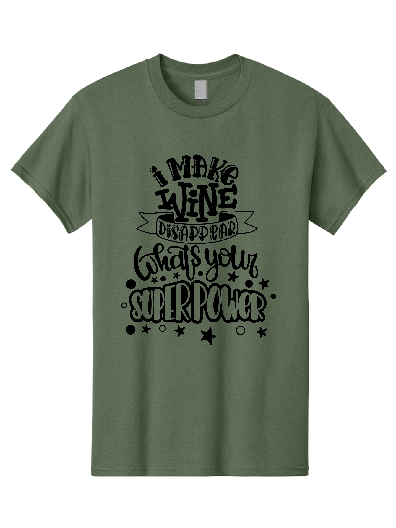 I-Make-Wine-Disappear Men'S Graphic Tee, 100% Cotton, Comfortable Casual Summer Wear, Machine Washable, Wine Lover Quote, Funny Sayings, Humor, Superpower, Wine Drinker, Witty Phrase, Drink Wine, What'S Your Superpower Aad974 15