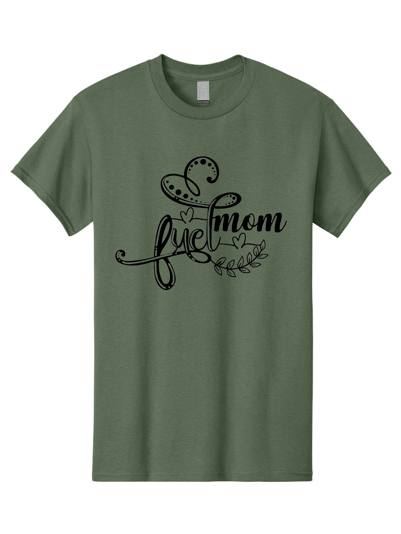 Love-Mom Men'S Graphic Tee, 100% Cotton, Comfortable Casual Summer Wear, Machine Washable, Love Mom, Black Cursive Lettering, Floral Design, Heart Shapes, Motherly Love, Decorative Elements, Heartwarming Illustration, Calligraphy Art Aad978 21