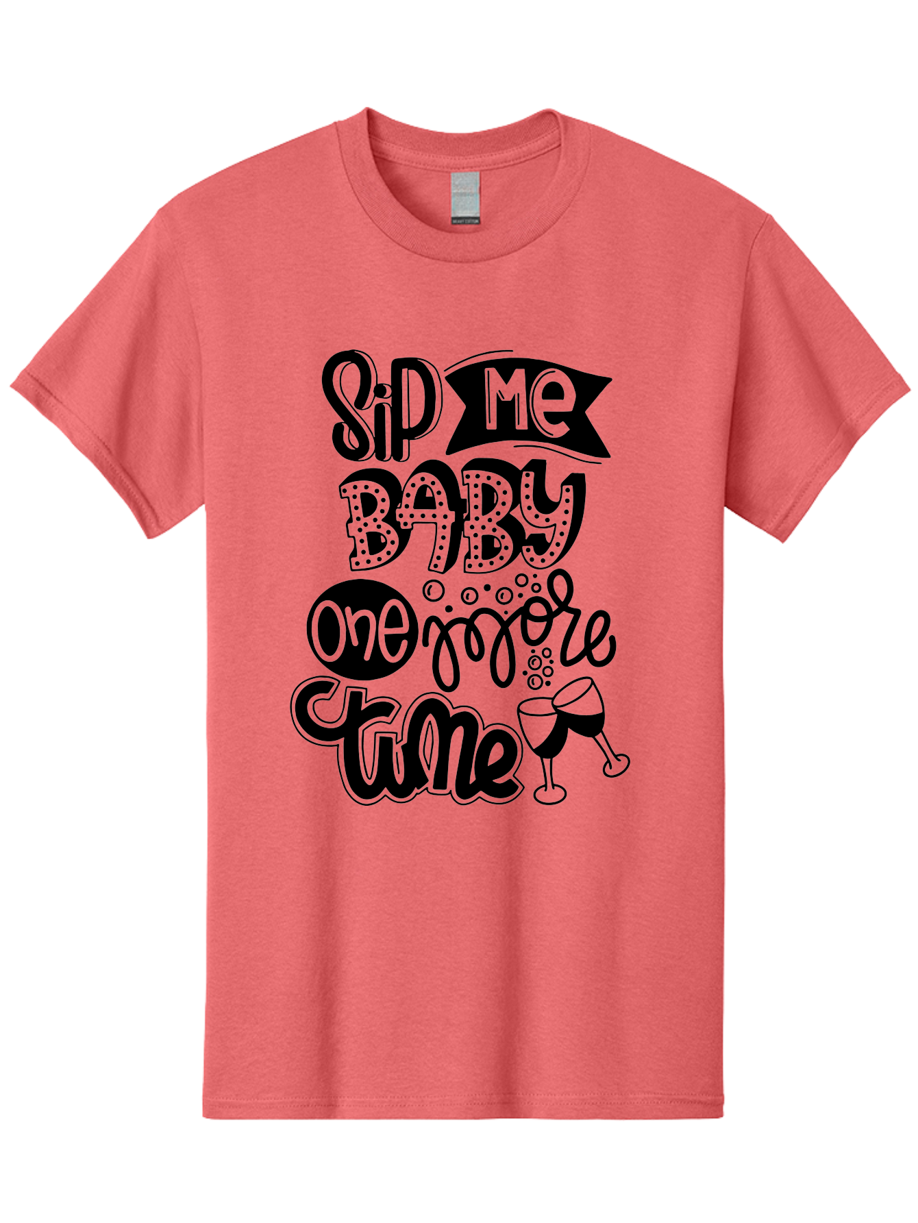 Sip-Me-Baby-One-More-Time Men'S Graphic Tee, 100% Cotton, Comfortable Casual Summer Wear, Machine Washable, Funny Quote, Sassy Phrase, Wine Glass, Champagne Toast, Party Time, Celebration, Sip Me Baby One More Time, Humor, Celebration Quote Aad984 7