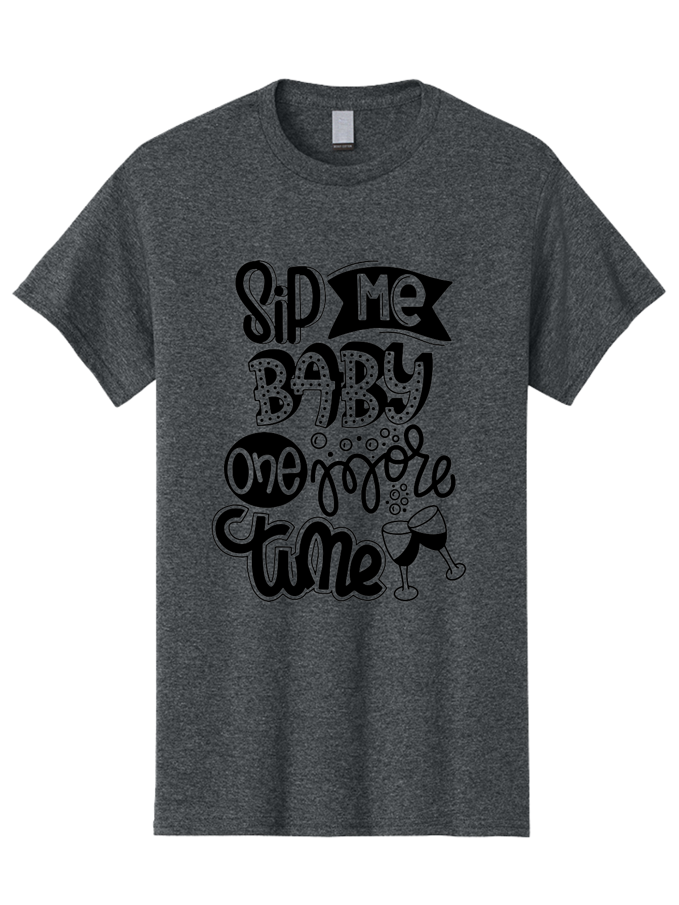 Sip-Me-Baby-One-More-Time Men'S Graphic Tee, 100% Cotton, Comfortable Casual Summer Wear, Machine Washable, Funny Quote, Sassy Phrase, Wine Glass, Champagne Toast, Party Time, Celebration, Sip Me Baby One More Time, Humor, Celebration Quote Aad984 19