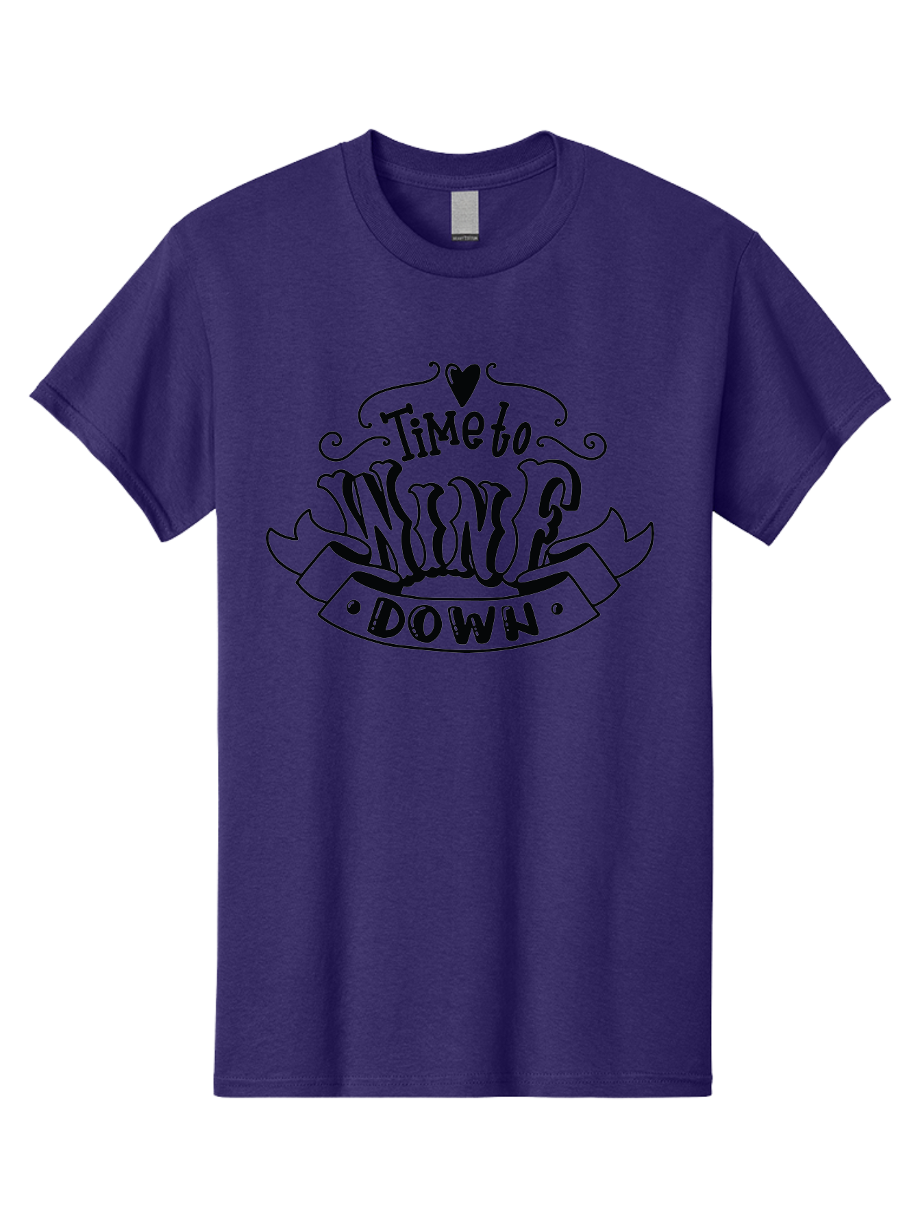 Time-To-Nuke-Down Men'S Graphic Tee, 100% Cotton, Comfortable Casual Summer Wear, Machine Washable, Nuke Down, Time To Relax, Unwinding, Stylized Text, Bold Font, Decorative Elements, Vintage Feel, Motivational Phrase, Humorous Tone Aad986 23