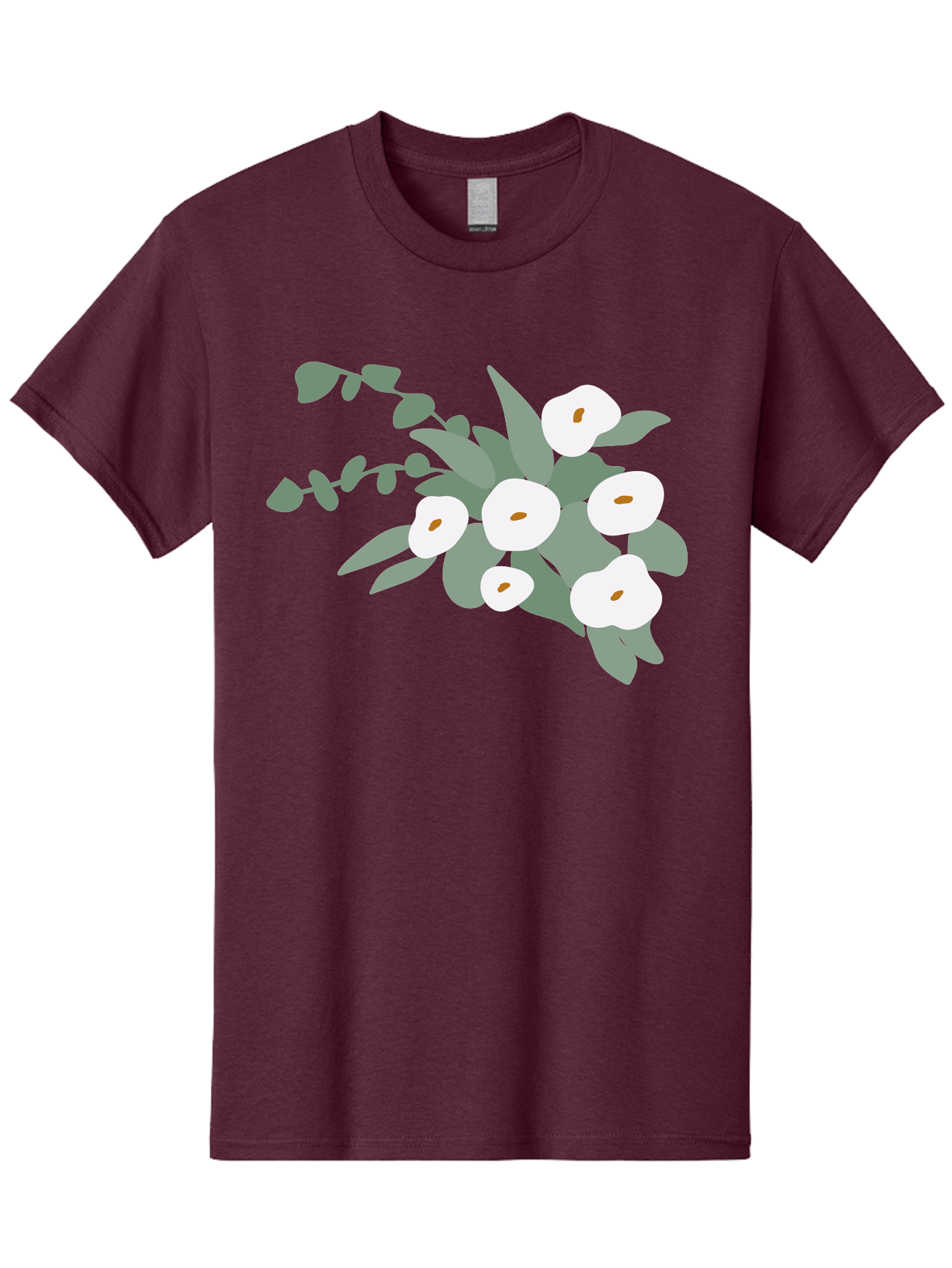 After-Glow Men'S Graphic Tee, 100% Cotton, Comfortable Casual Summer Wear, Machine Washable, Lotus Flowers, White Blooms, Gray Leaves, Spiritual Symbols, Serene Atmosphere, Peaceful Ambiance, Afterlife, Lotus Flower, Gray Graphics Aad992 19