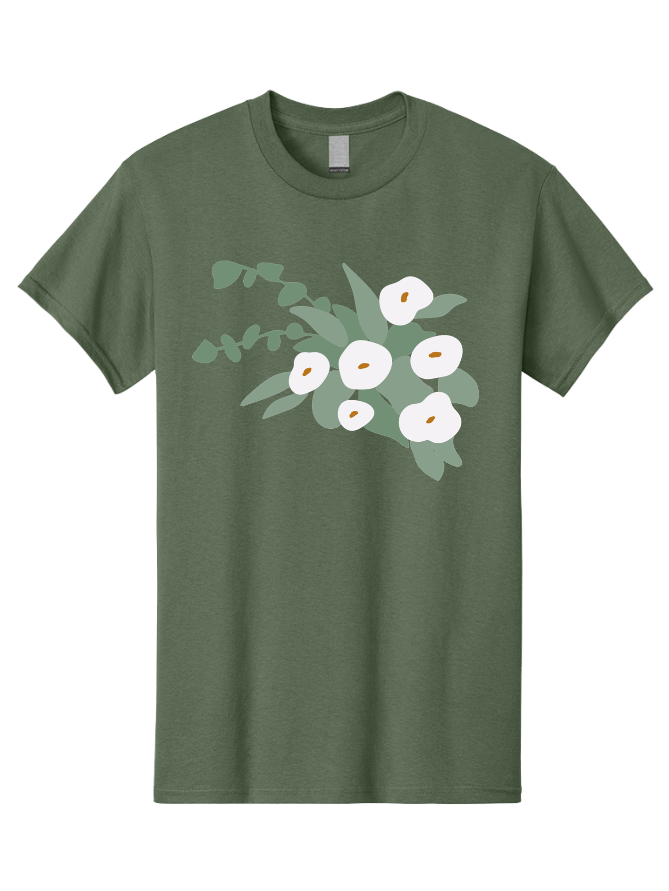 After-Glow Men'S Graphic Tee, 100% Cotton, Comfortable Casual Summer Wear, Machine Washable, Lotus Flowers, White Blooms, Gray Leaves, Spiritual Symbols, Serene Atmosphere, Peaceful Ambiance, Afterlife, Lotus Flower, Gray Graphics Aad992 21