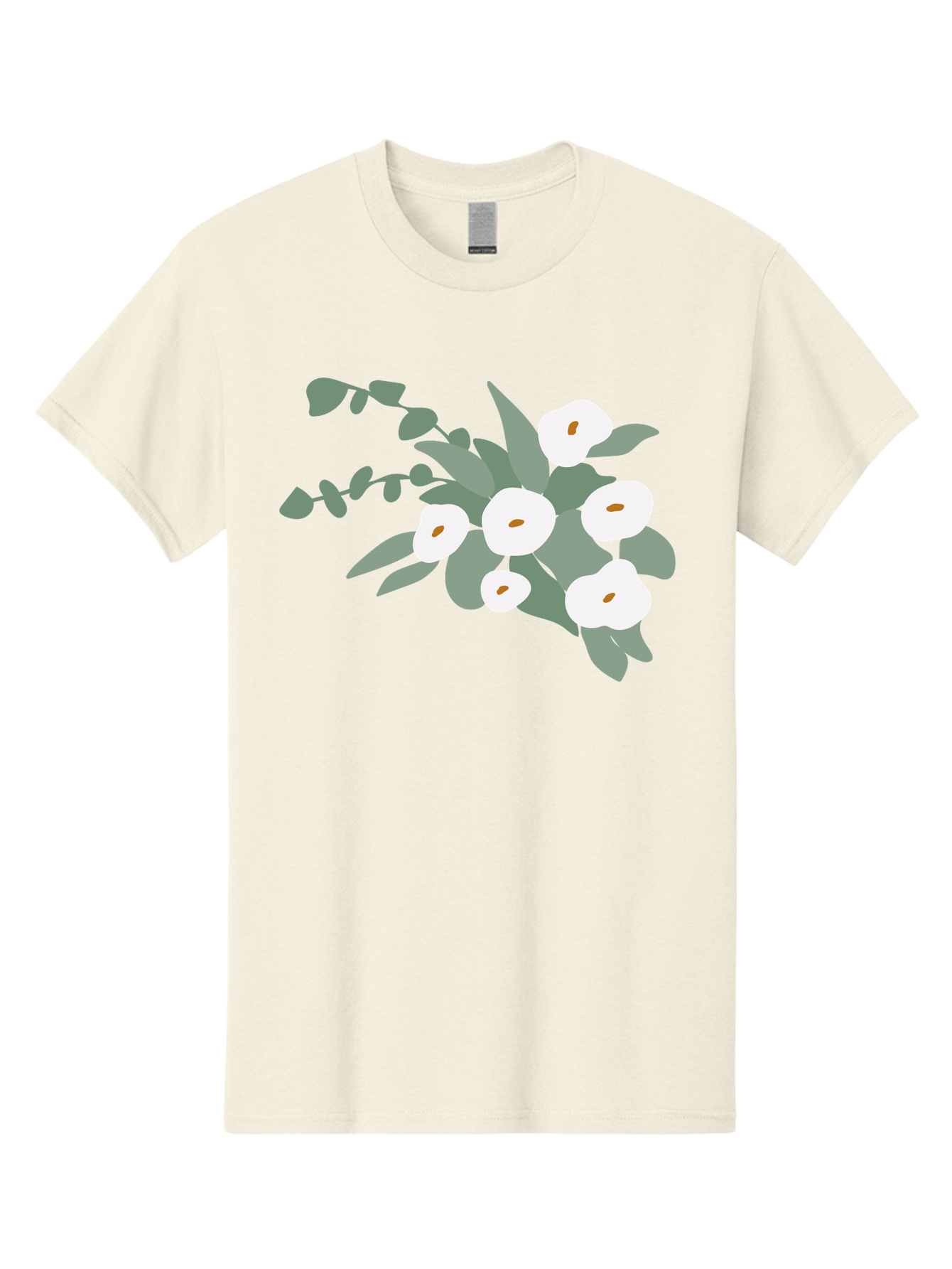 After-Glow Men'S Graphic Tee, 100% Cotton, Comfortable Casual Summer Wear, Machine Washable, Lotus Flowers, White Blooms, Gray Leaves, Spiritual Symbols, Serene Atmosphere, Peaceful Ambiance, Afterlife, Lotus Flower, Gray Graphics Aad992 7